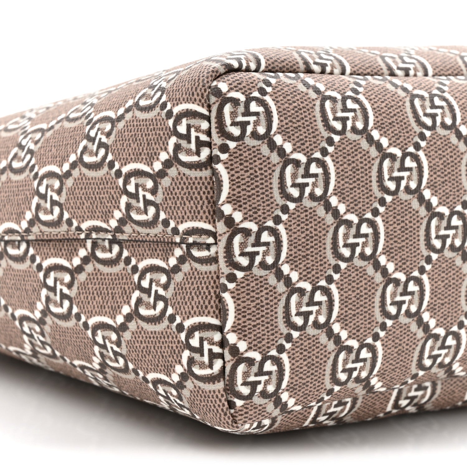 GG Shadow Monogram Super Mini Ophidia Shoulder Bag Taupe