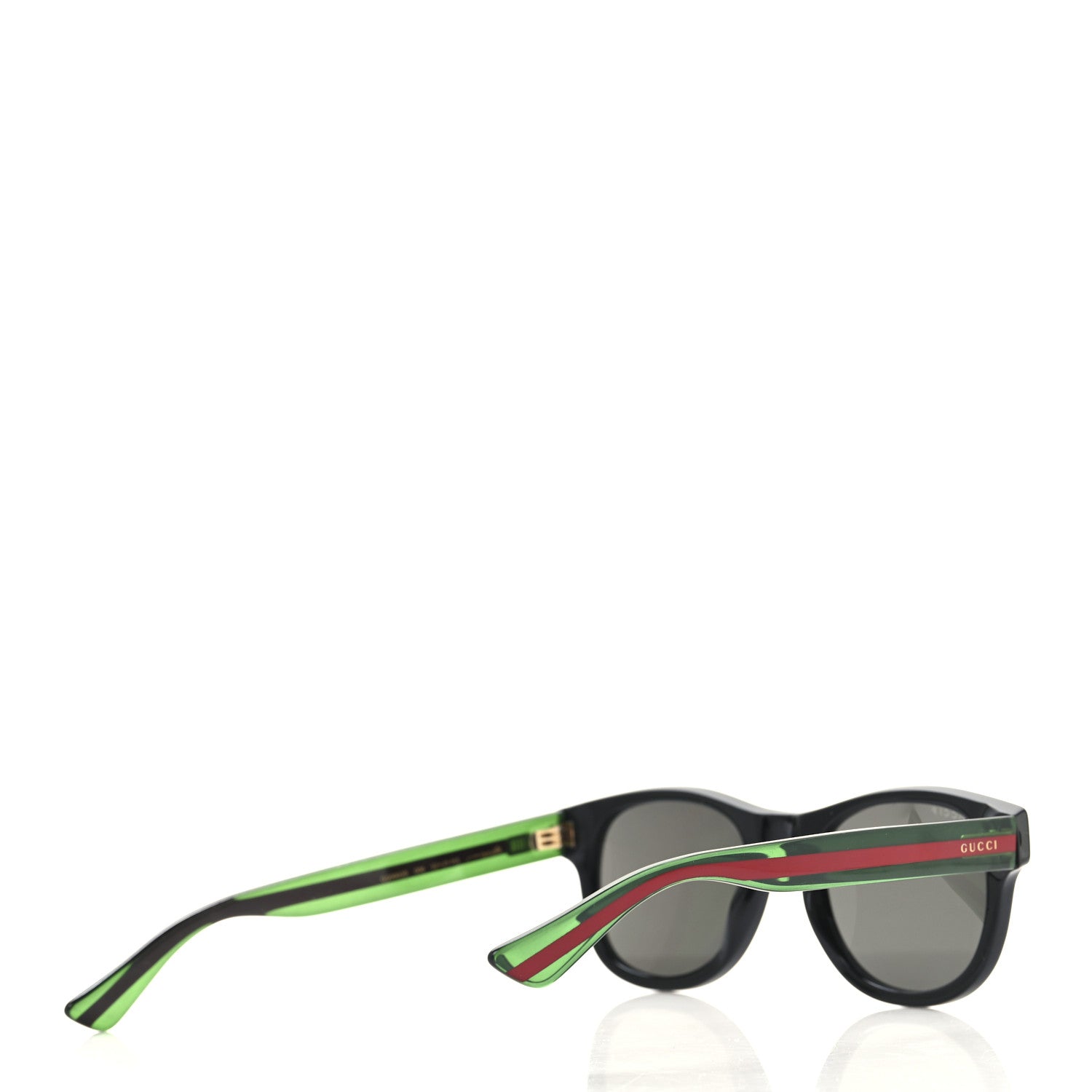 Acetate Web Sunglasses GG 0003S Black Green