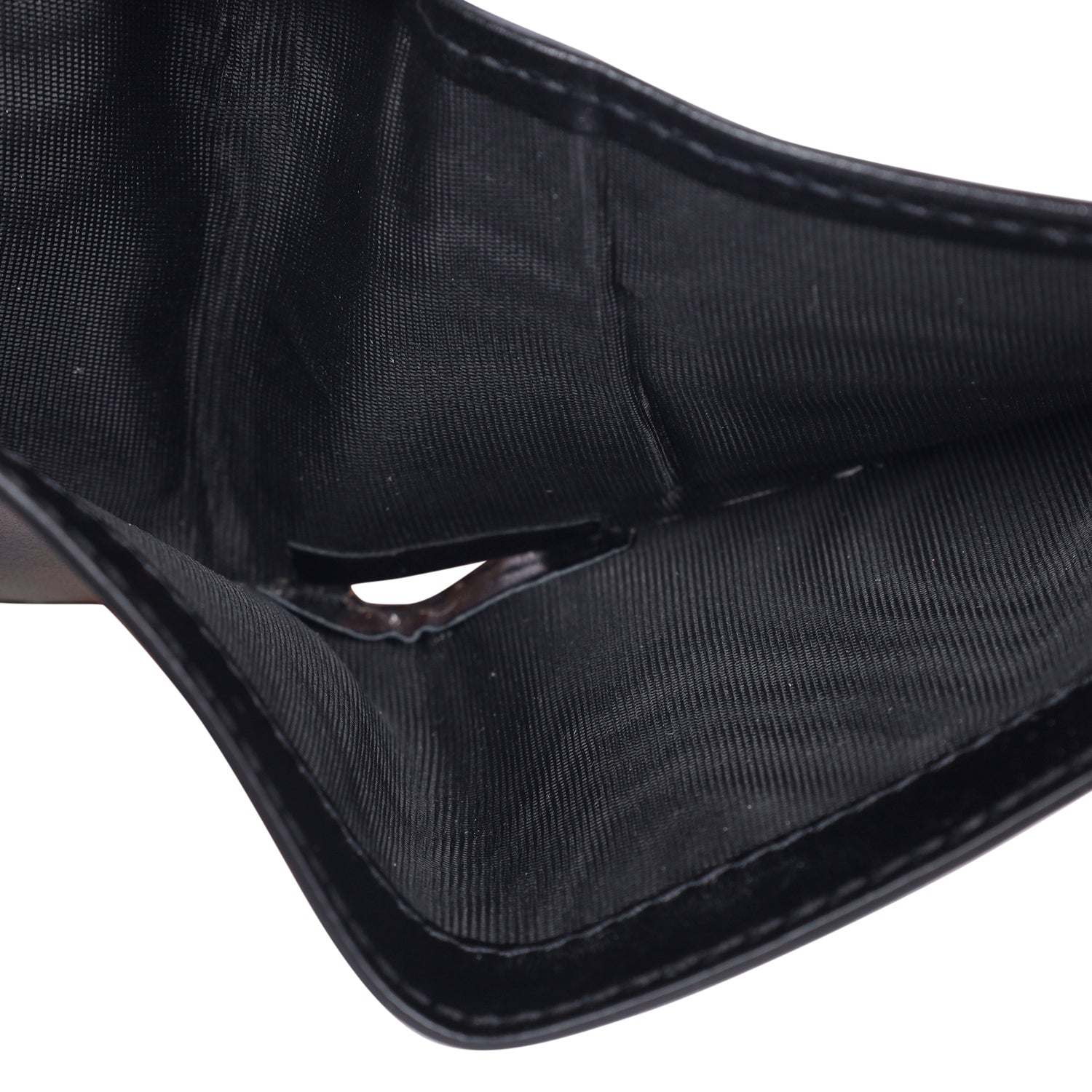 GG Marmont Black Leather Bi Fold Wallet