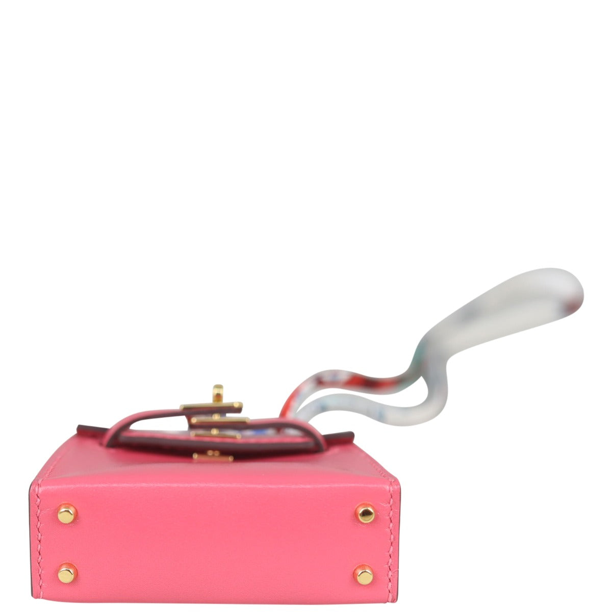 Hermes Mini Kelly Bag Charm Tadelakt