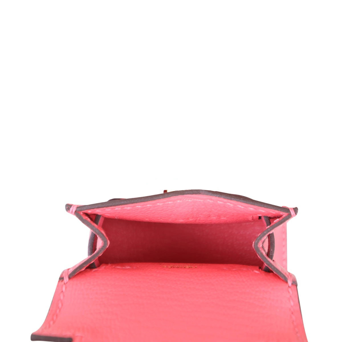 Hermes Mini Kelly Bag Charm Tadelakt