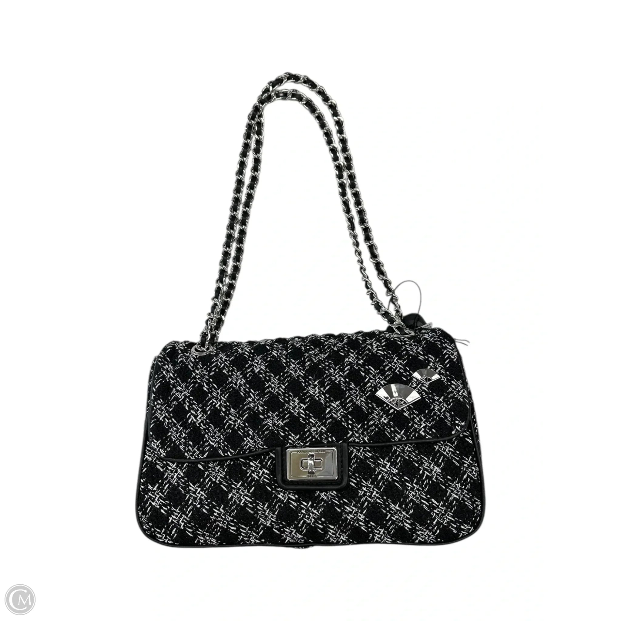 Handbag Designer By Karl Lagerfeld, Size: Large