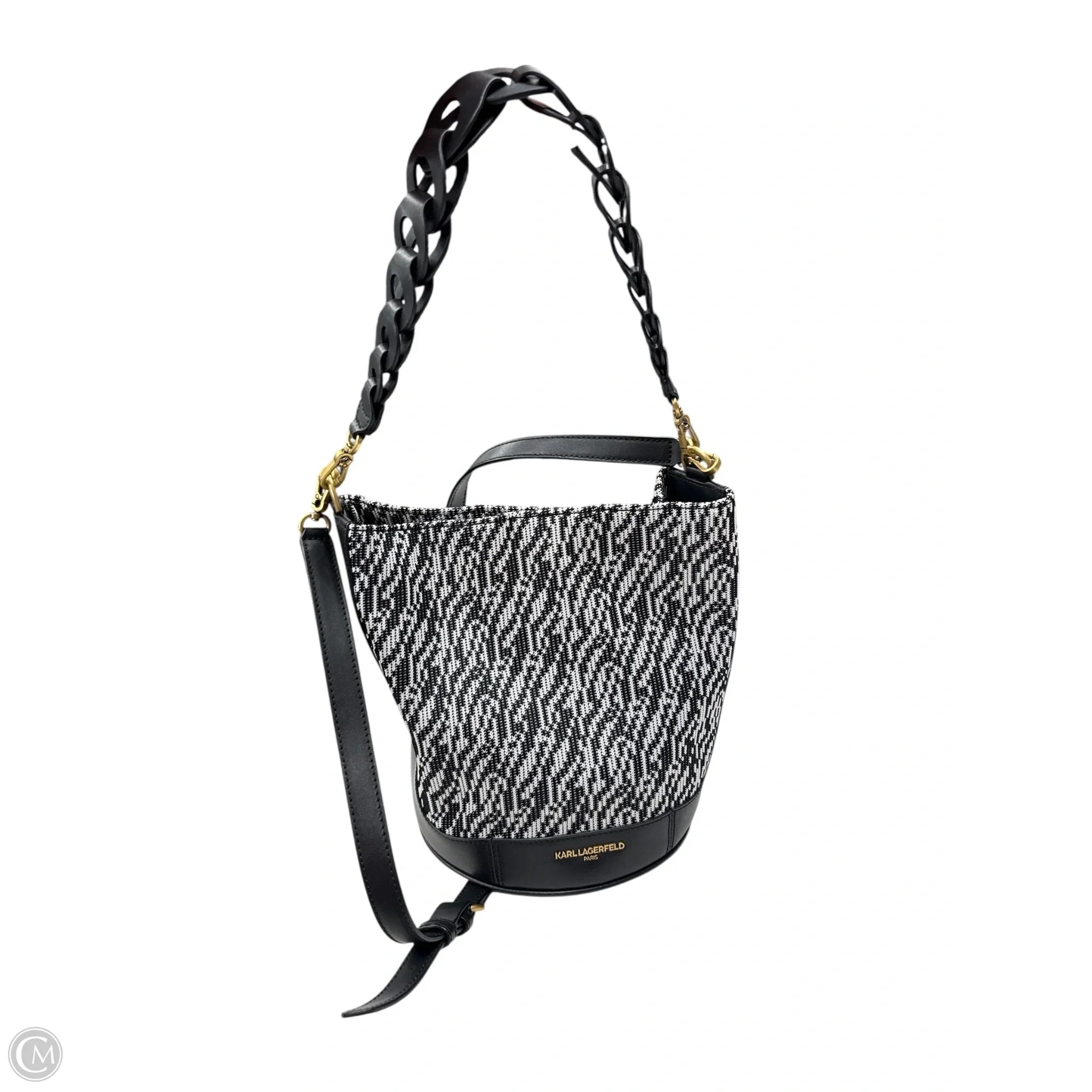 Handbag Designer By Karl Lagerfeld, Size: Medium