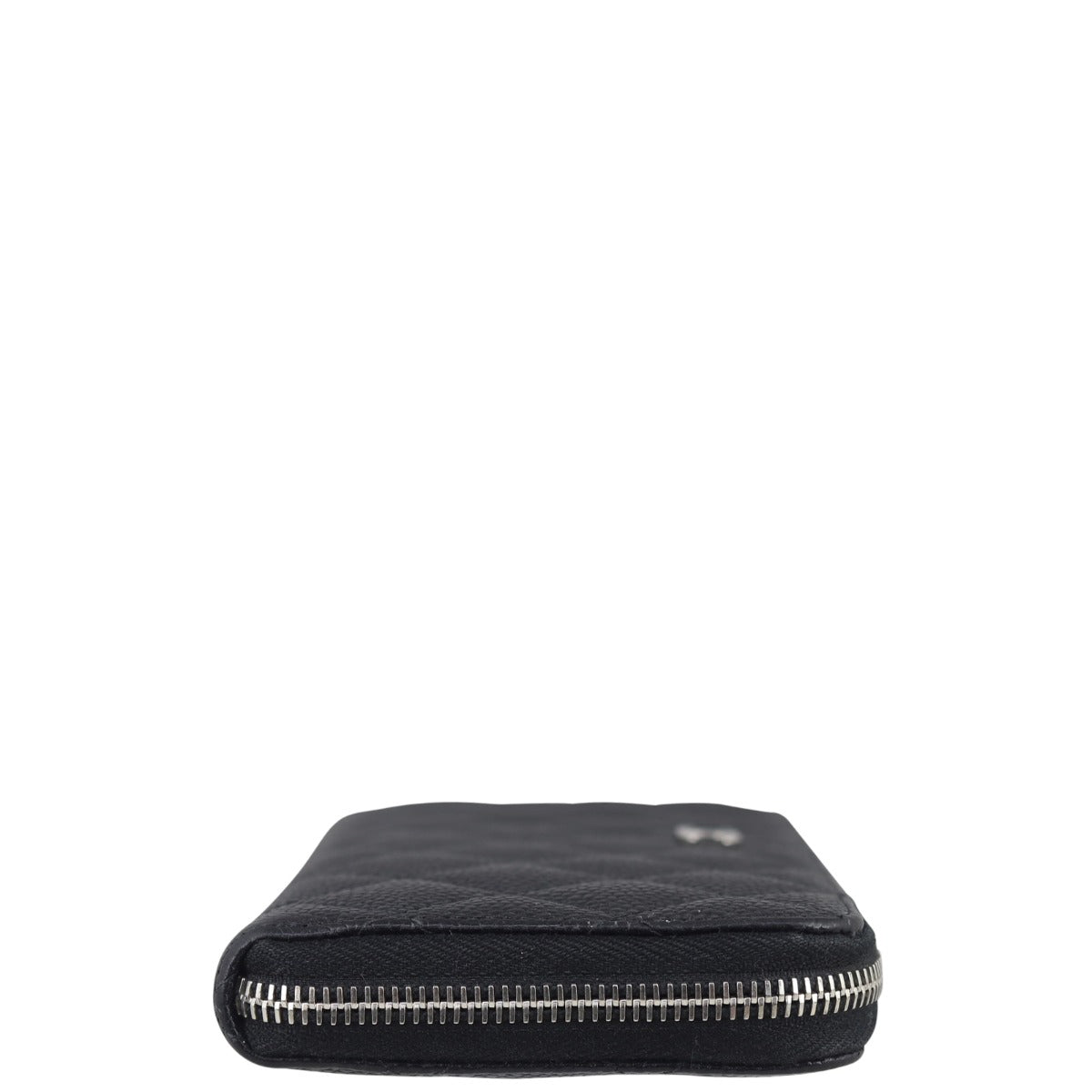 Chanel Classic Long Zipped Wallet | Silver Hardware