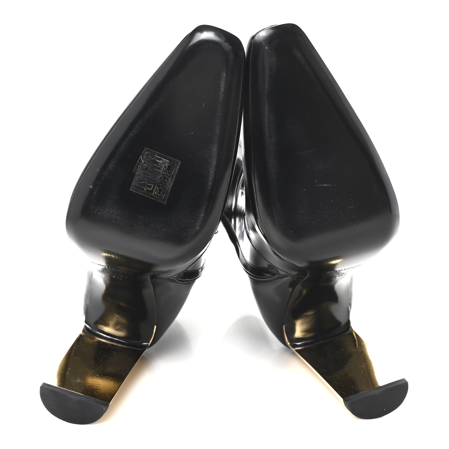 Vitello Marilyn Auteuil 105 Ankle Zip Boots 40 Black