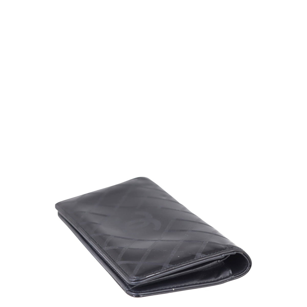 Chanel Vinyl CC Yen Wallet
