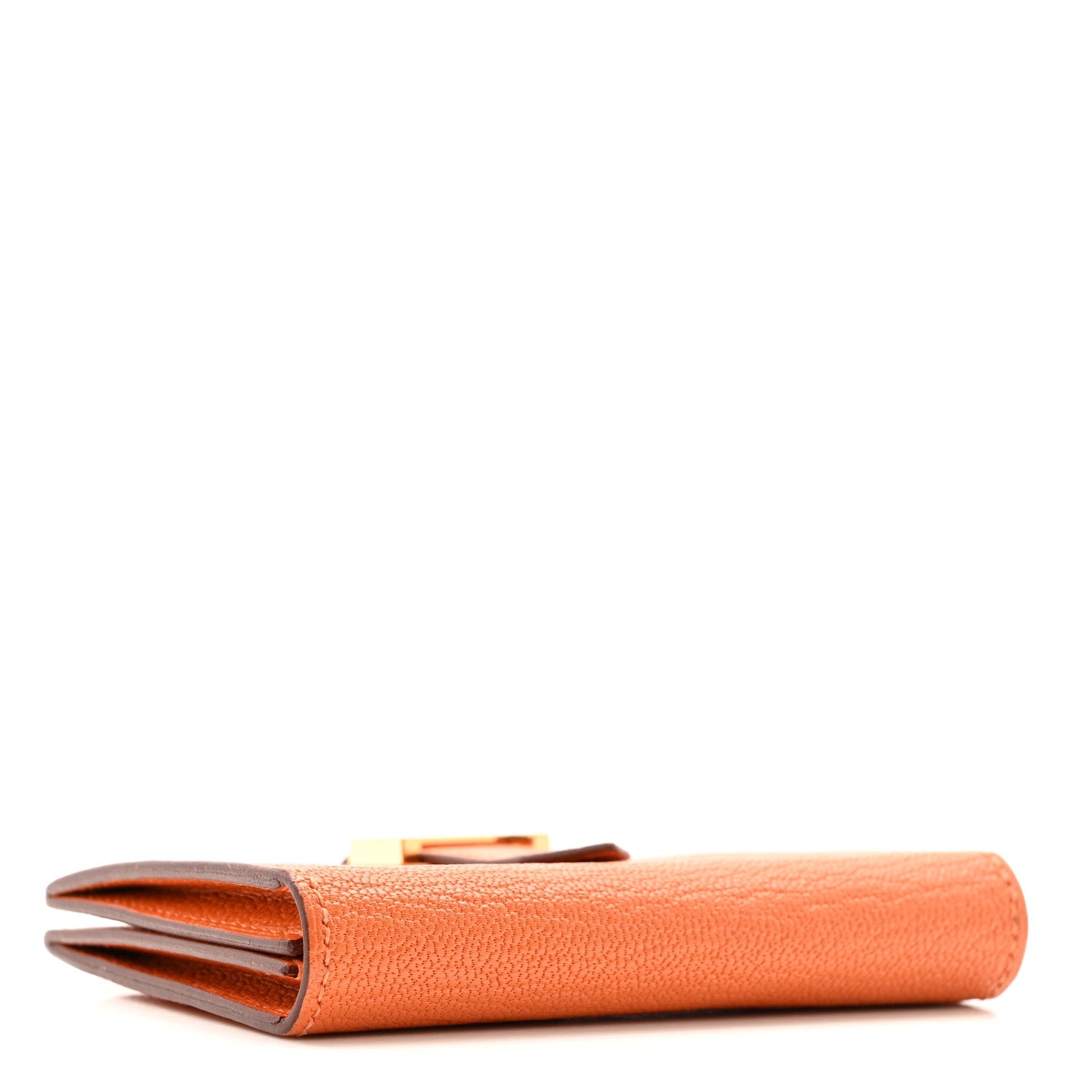 Chevre Mysore Bearn Card Holder Wallet Orange