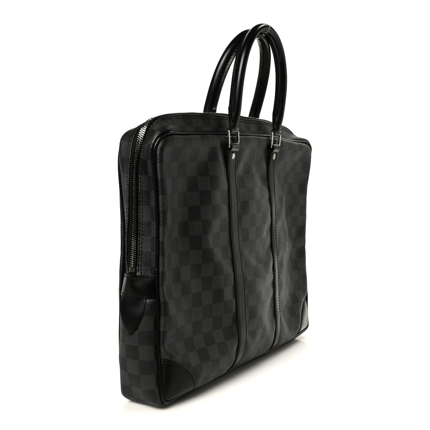 Damier Graphite Porte-Documents Voyage