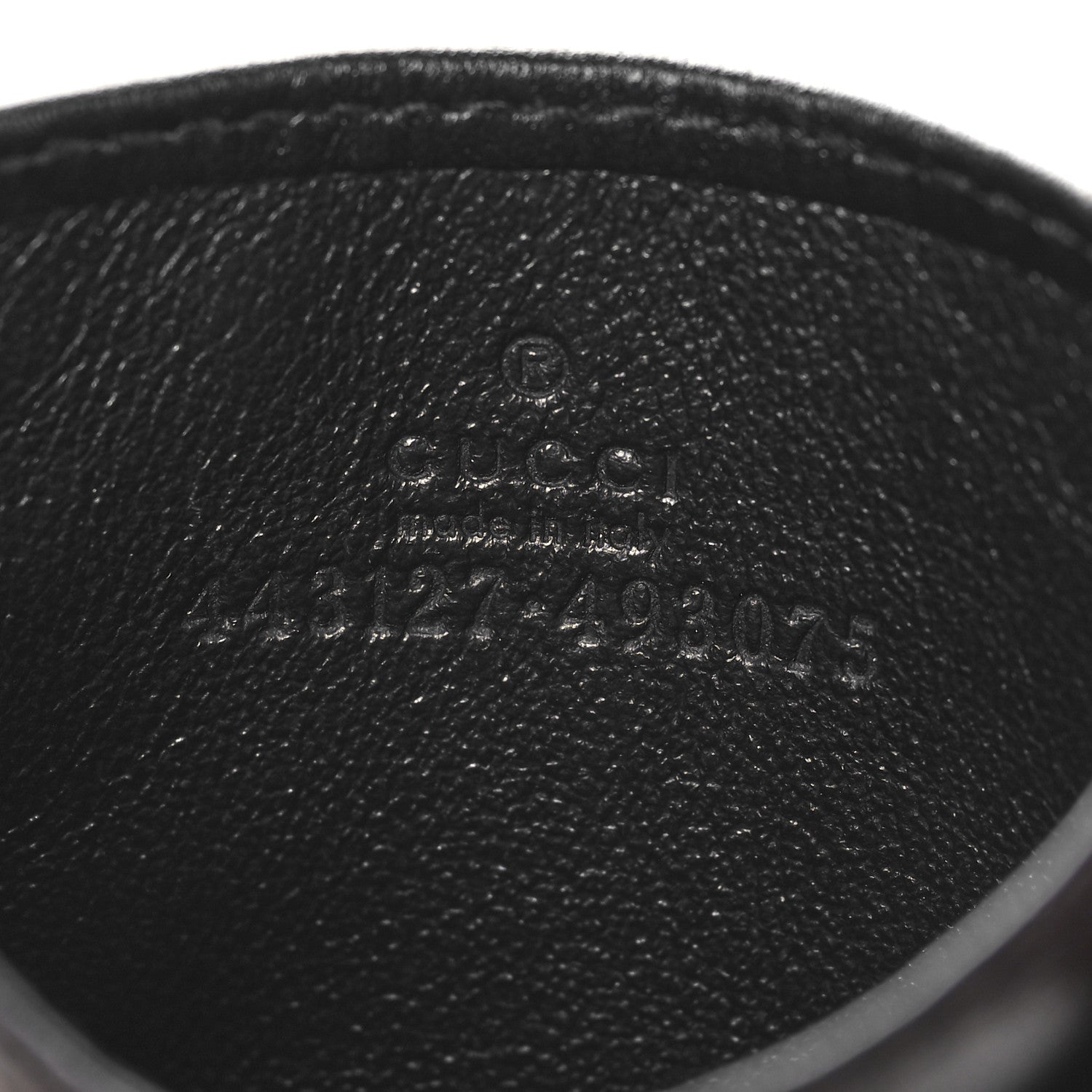 Calfskin Matelasse GG Marmont Card Holder Black
