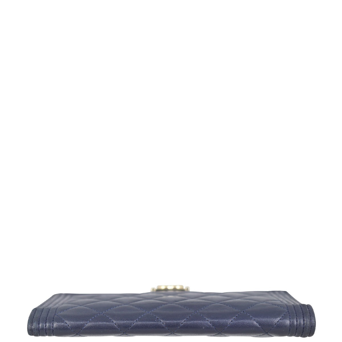 Chanel Boy Long Flap Wallet | Navy