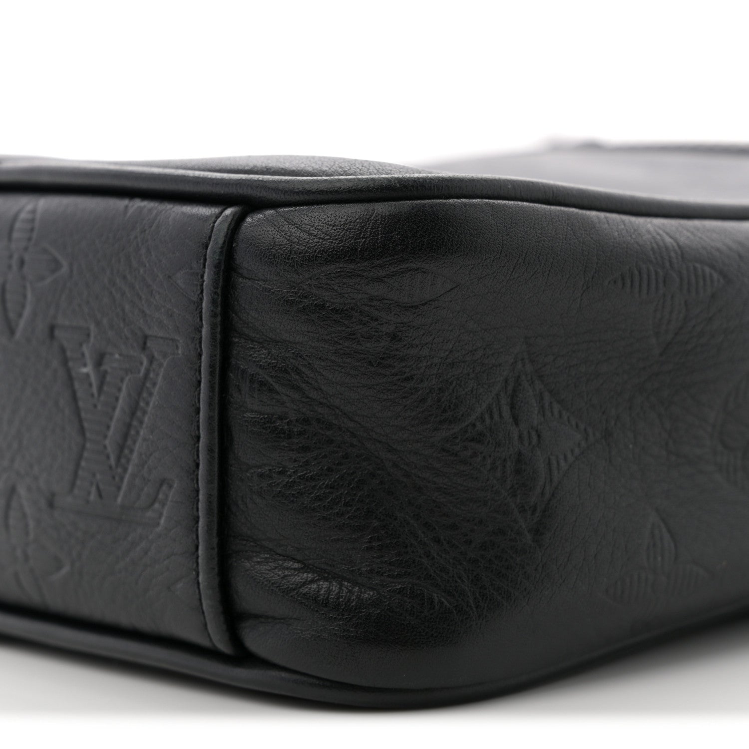 Calfskin Monogram Shadow Danube PM Black