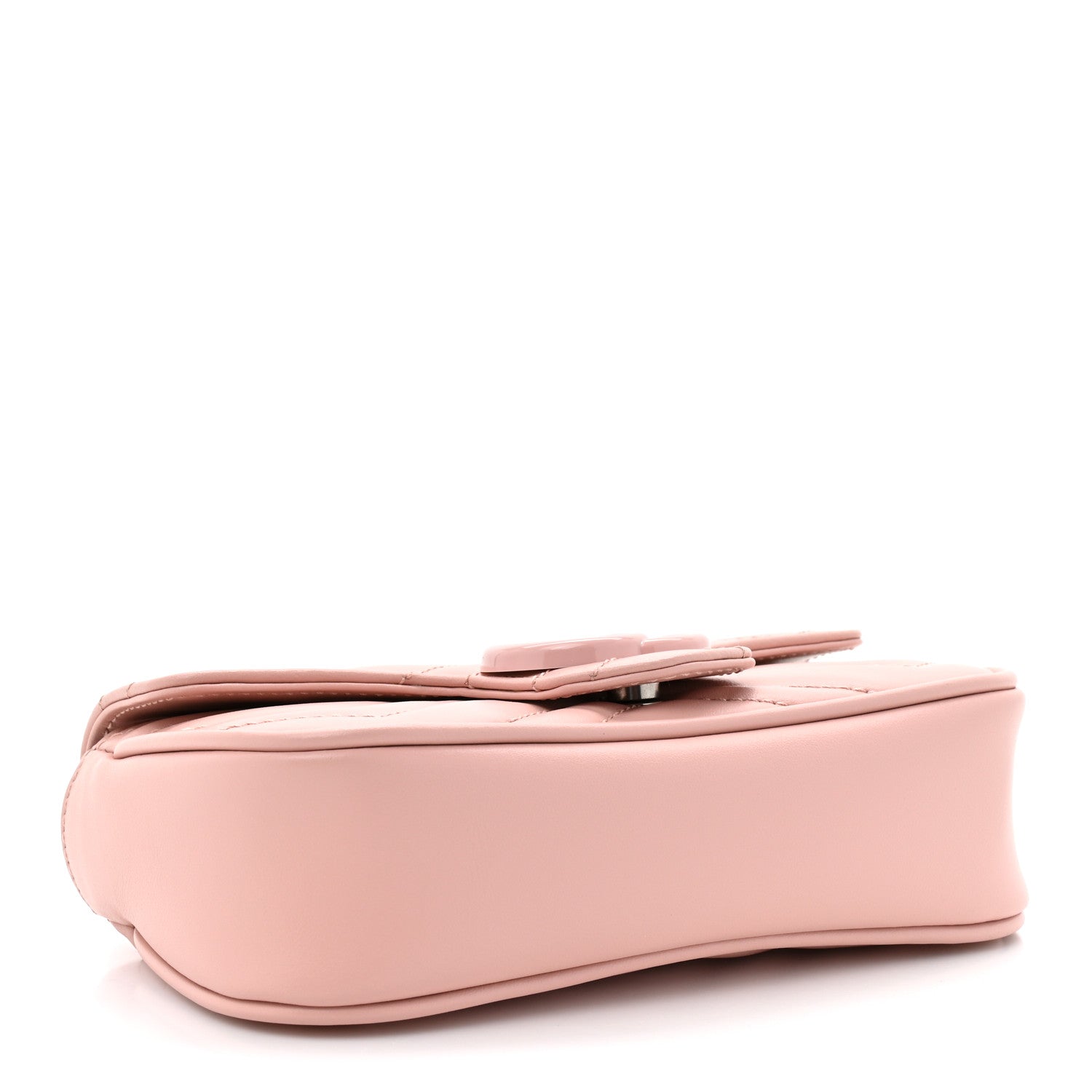 Calfskin Matelasse Monochrome GG Marmont Chain Belt Bag Perfect Pink