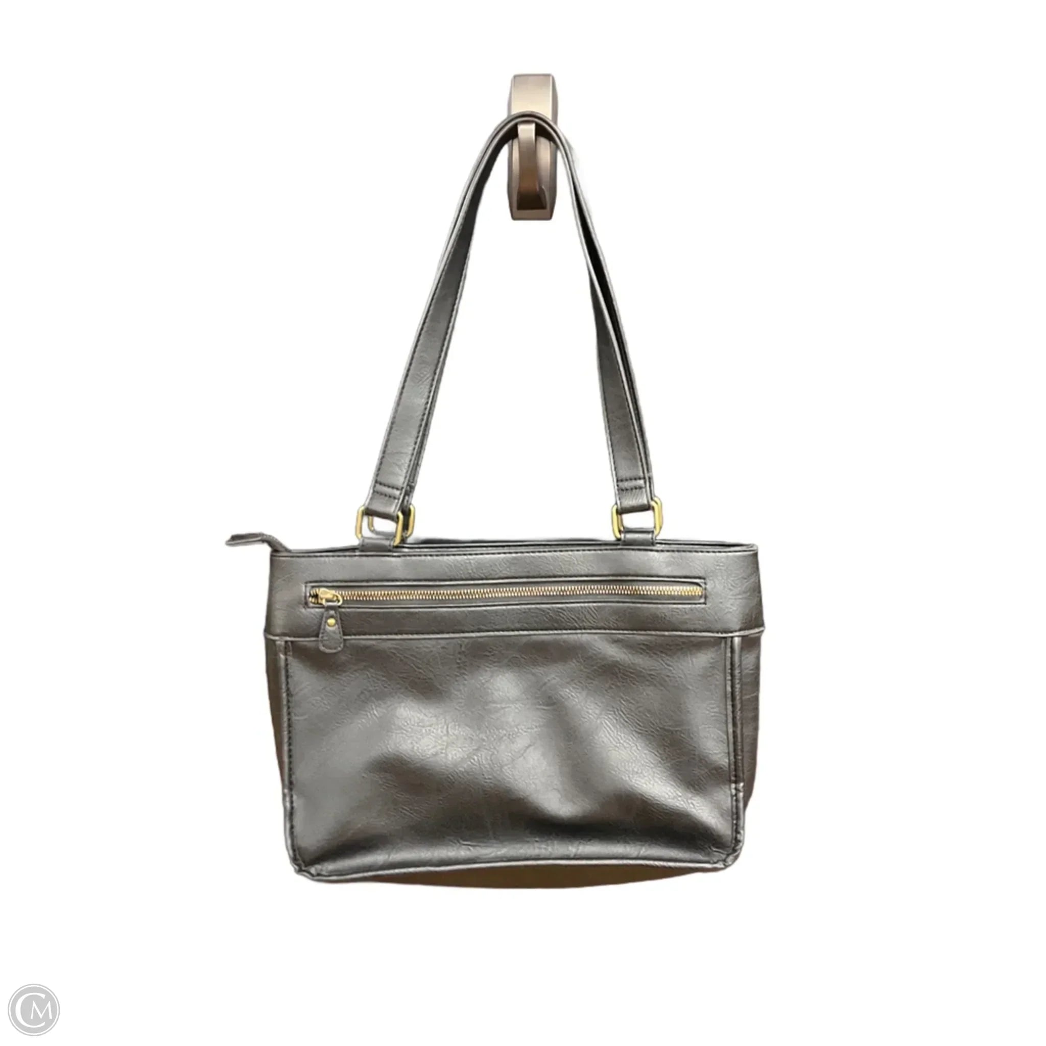 Handbag Leather By White Mountain, Size: Medium