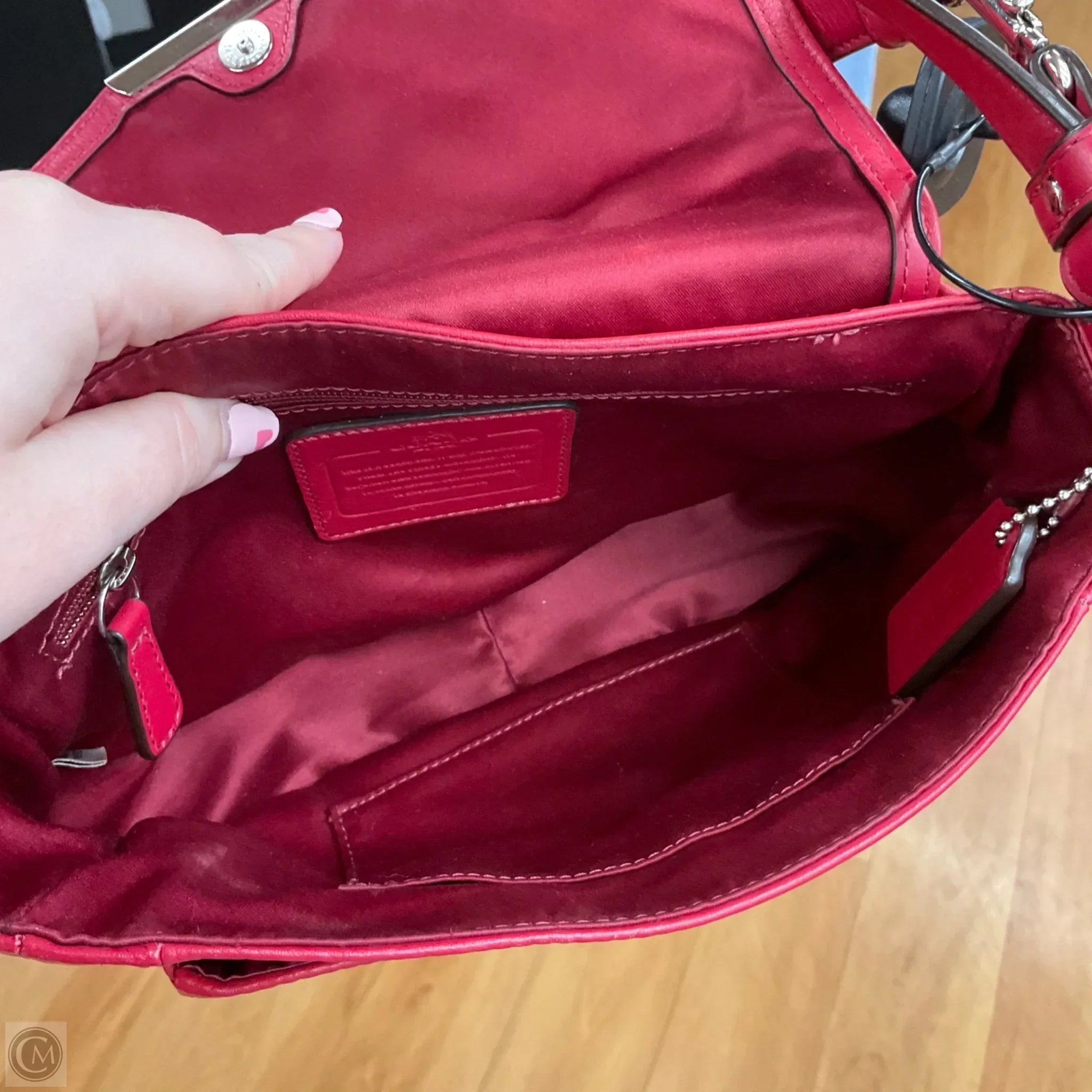 Crossbody Designer By Coach, Size: Small