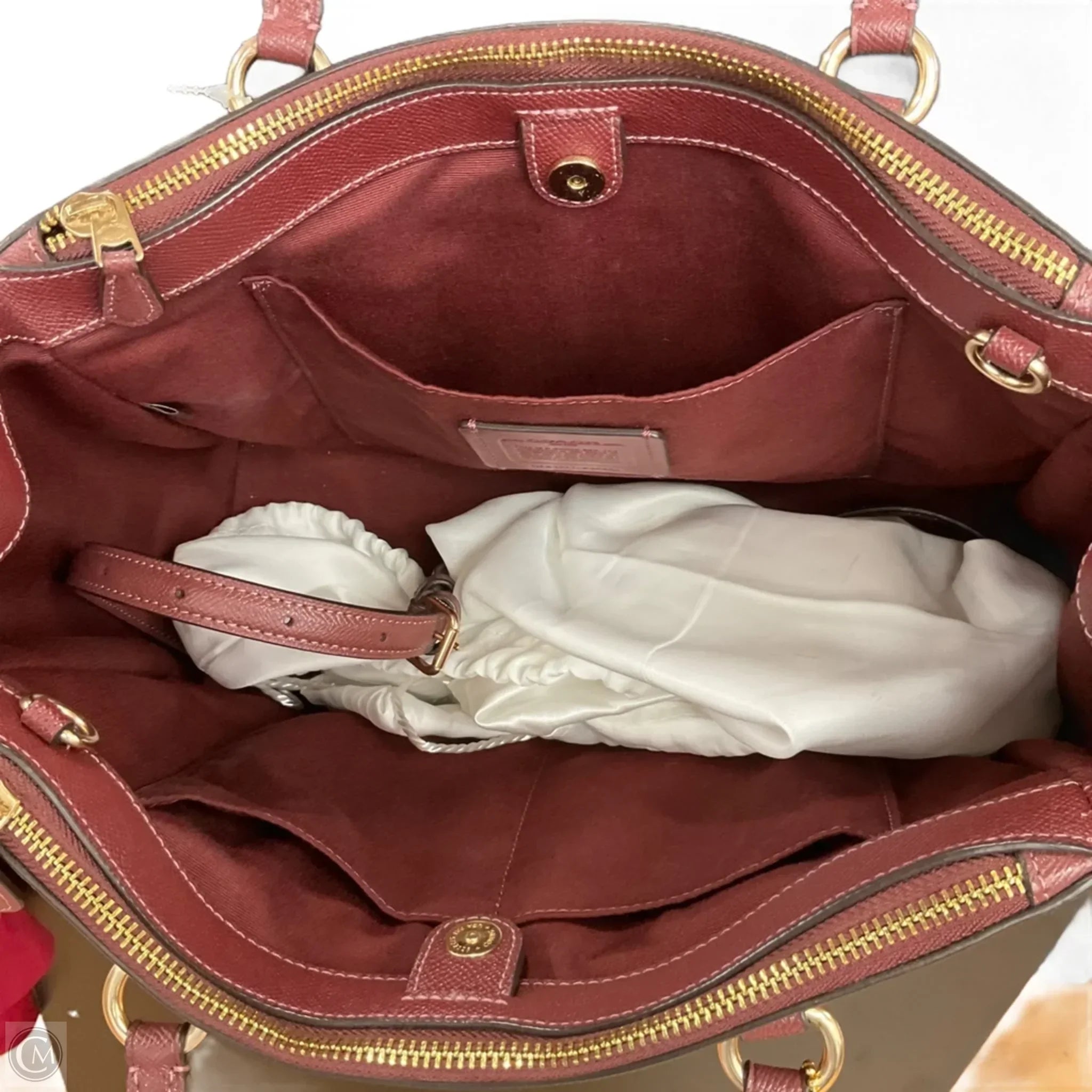 Handbag Designer By Coach, Size: Medium