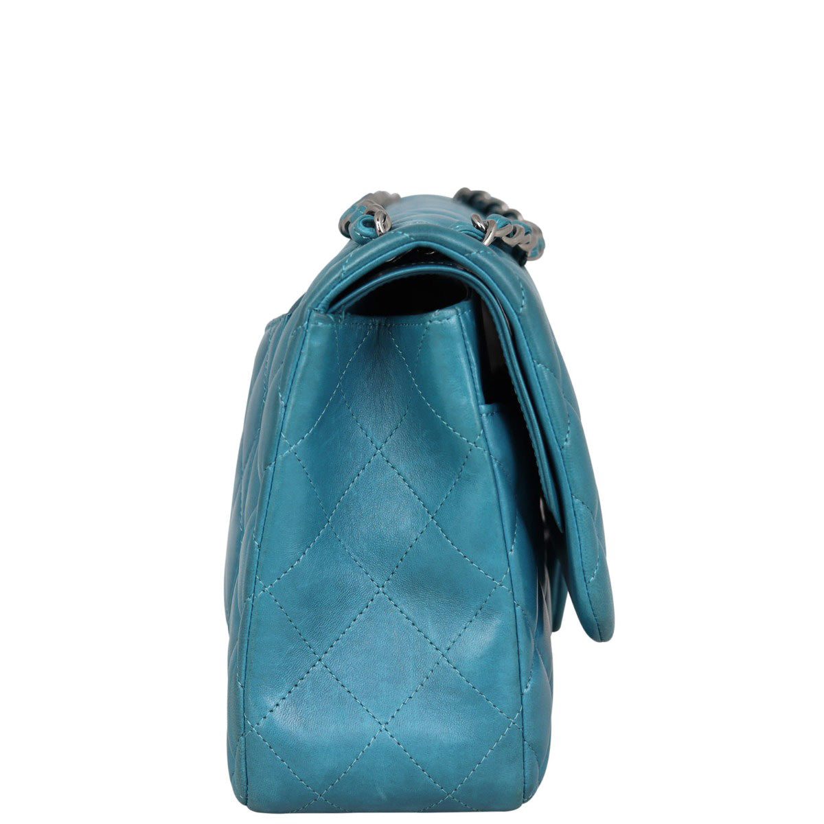 Chanel Classic Double Flap Jumbo | Peacock Blue