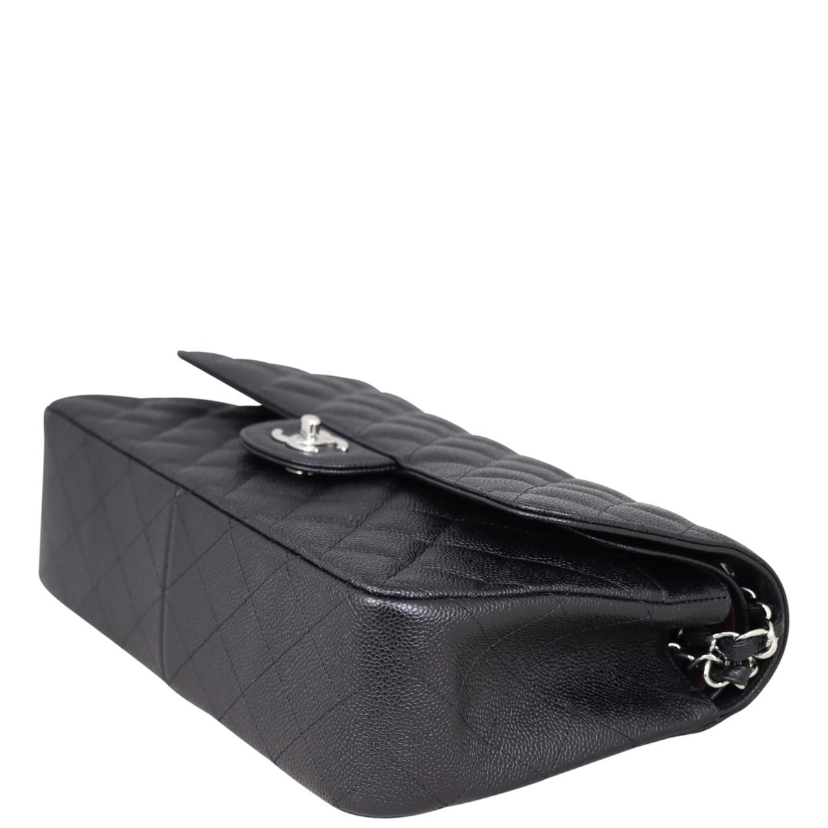 Chanel Classic Double Flap Jumbo | Black Silver H