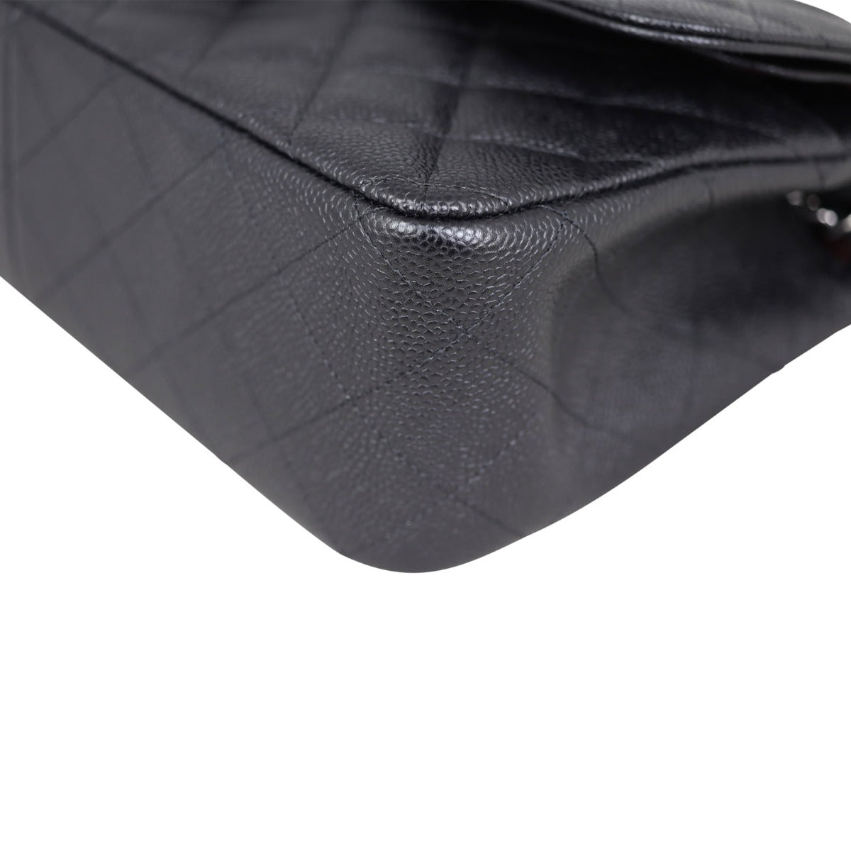 Chanel Classic Double Flap Jumbo | Black Silver H