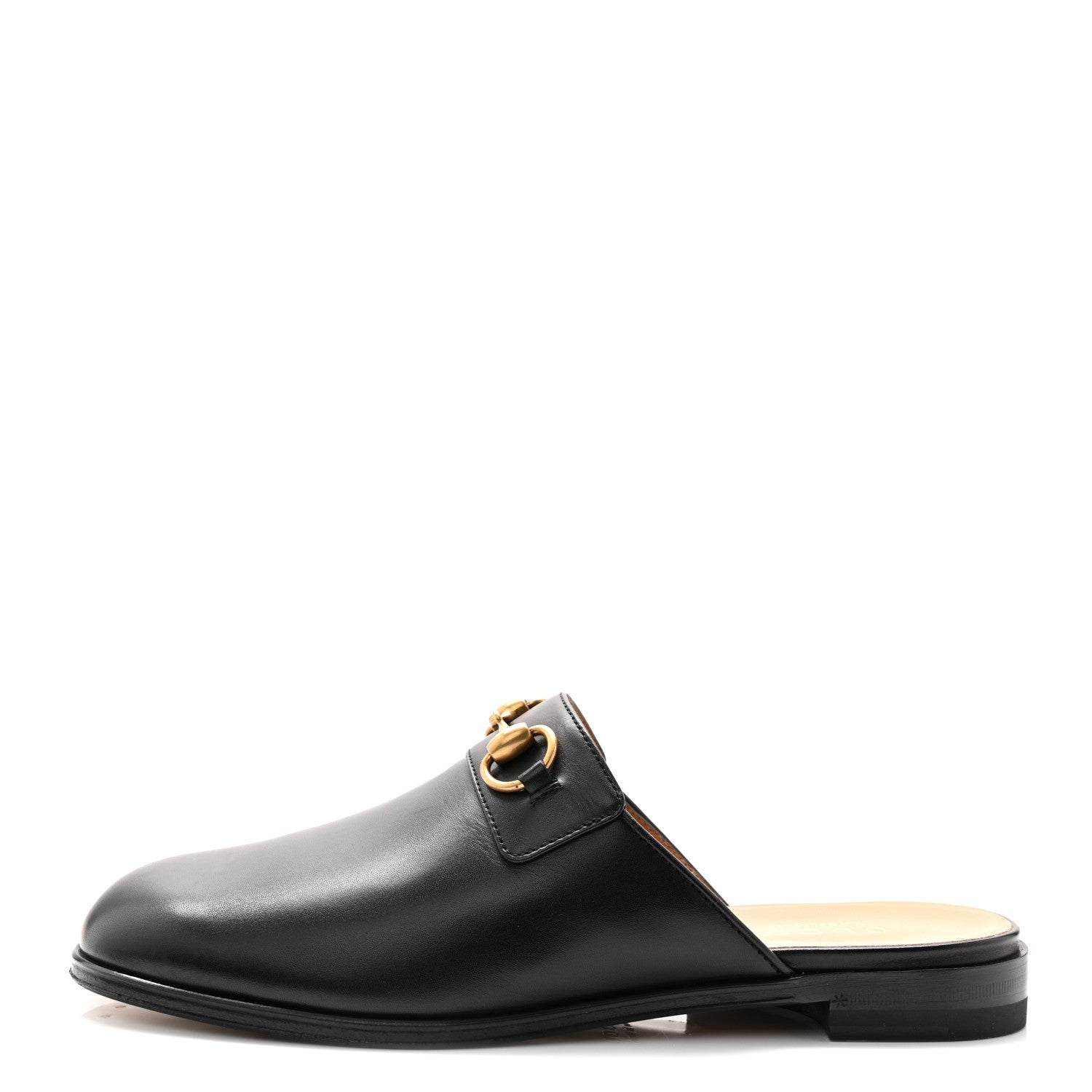 Jakarta Calfskin Mens Horsebit Slippers 7 Black