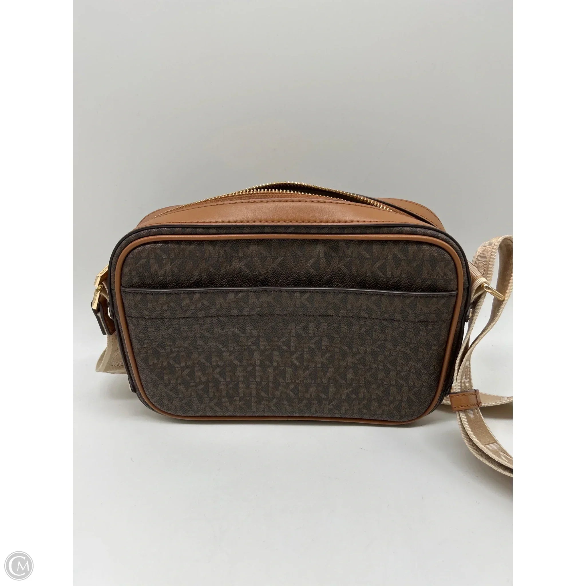 Handbag Leather By Michael By Michael Kors, Size: Medium