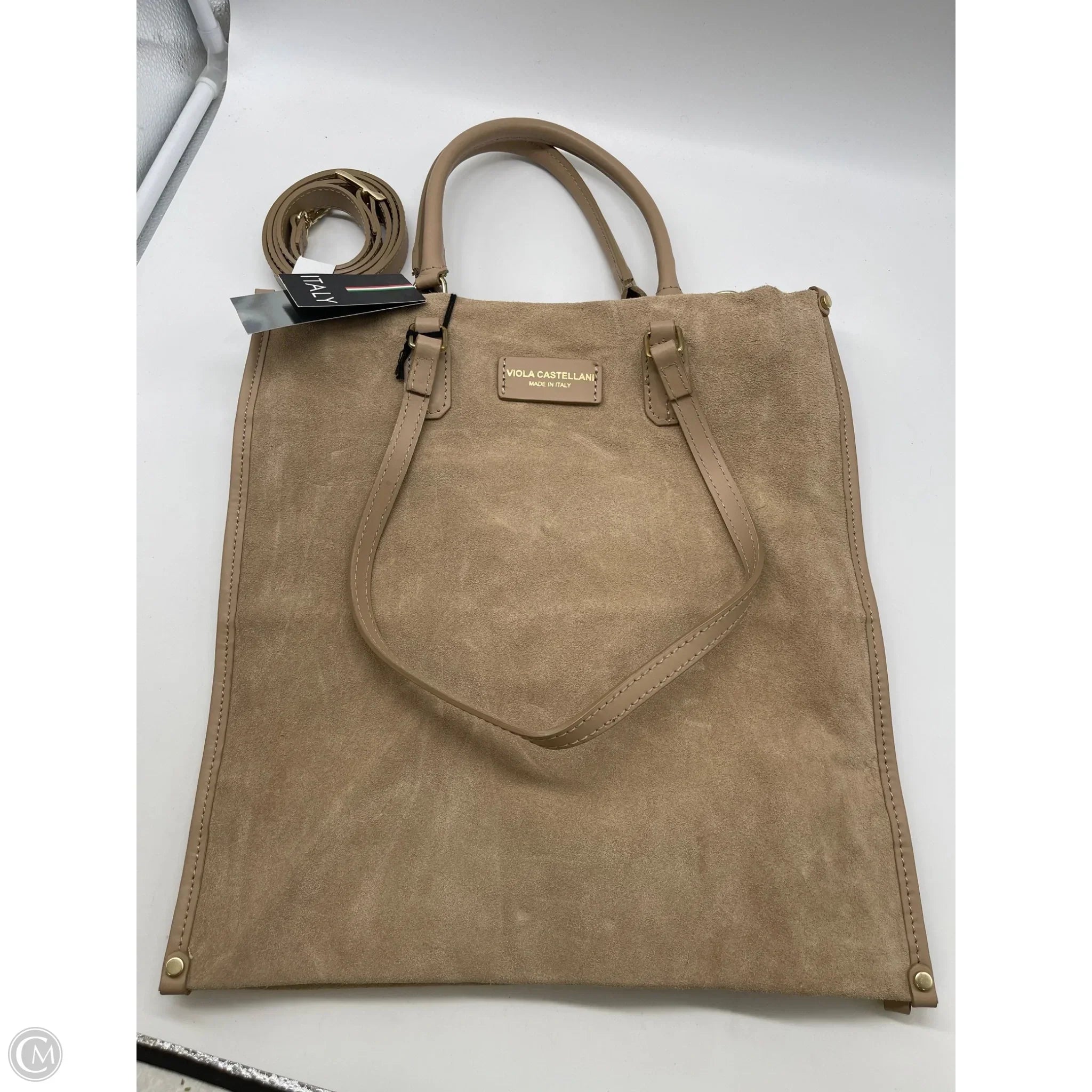 Crossbody Leather By Cmb, Size: Large