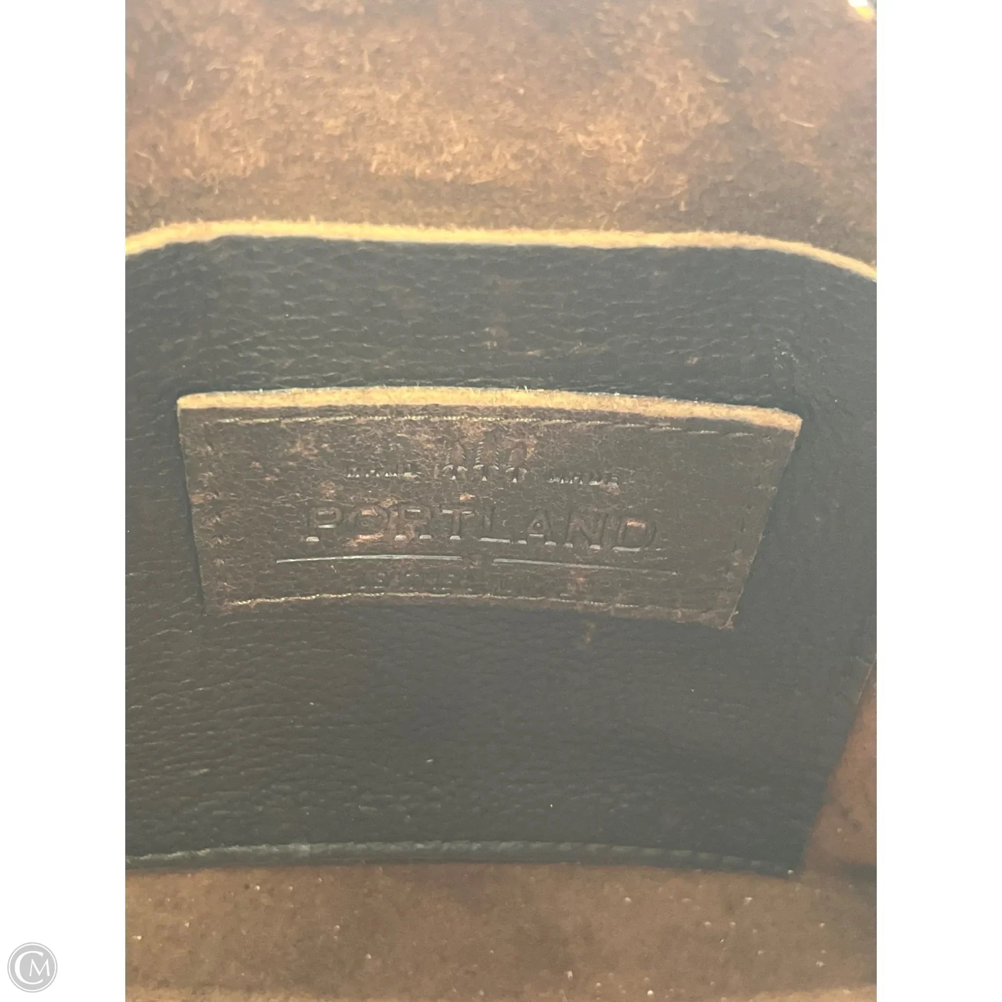 Handbag Leather By Portland Leather, Size: Medium