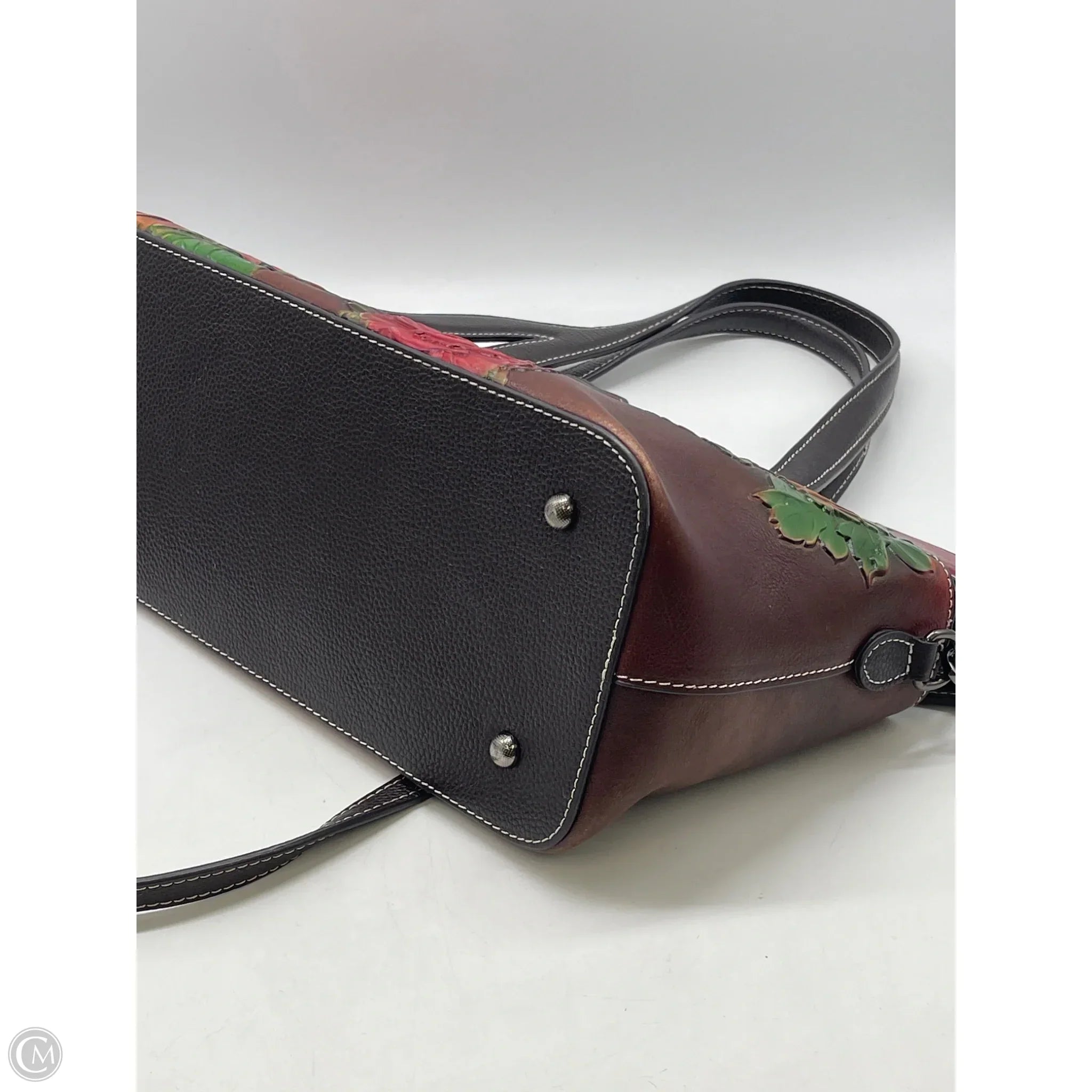 Handbag Leather By Clothes Mentor, Size: Large