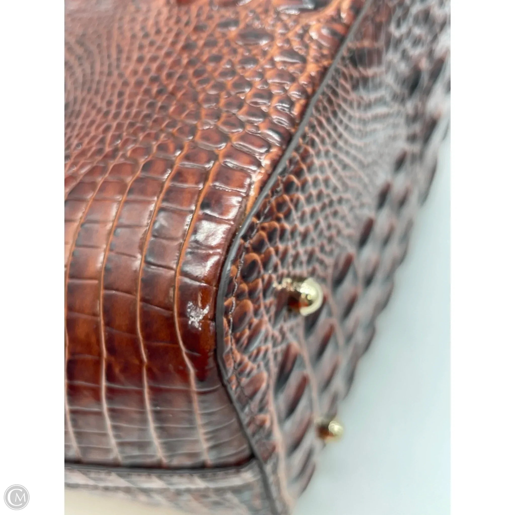 Handbag Designer By Brahmin, Size: Large