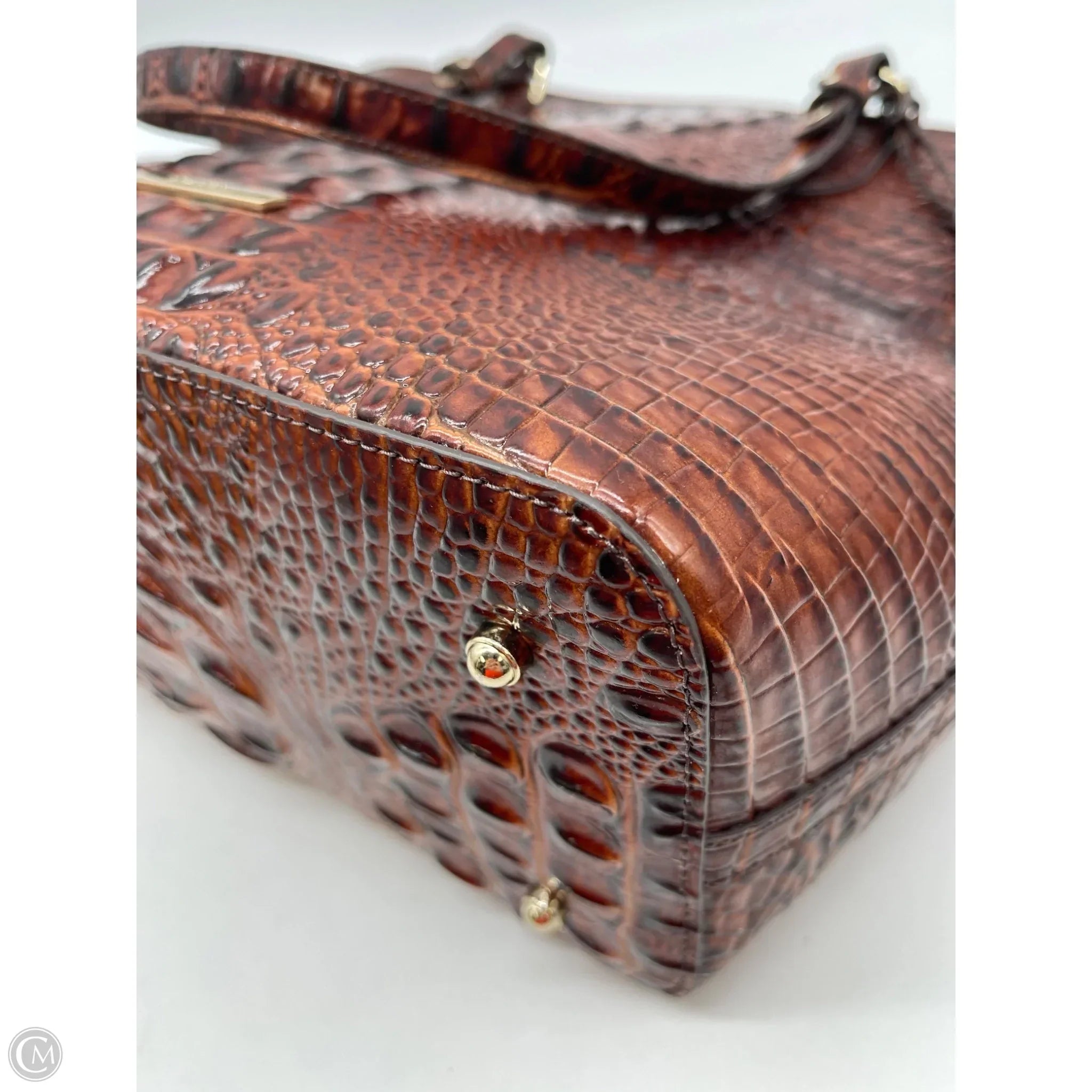 Handbag Designer By Brahmin, Size: Large
