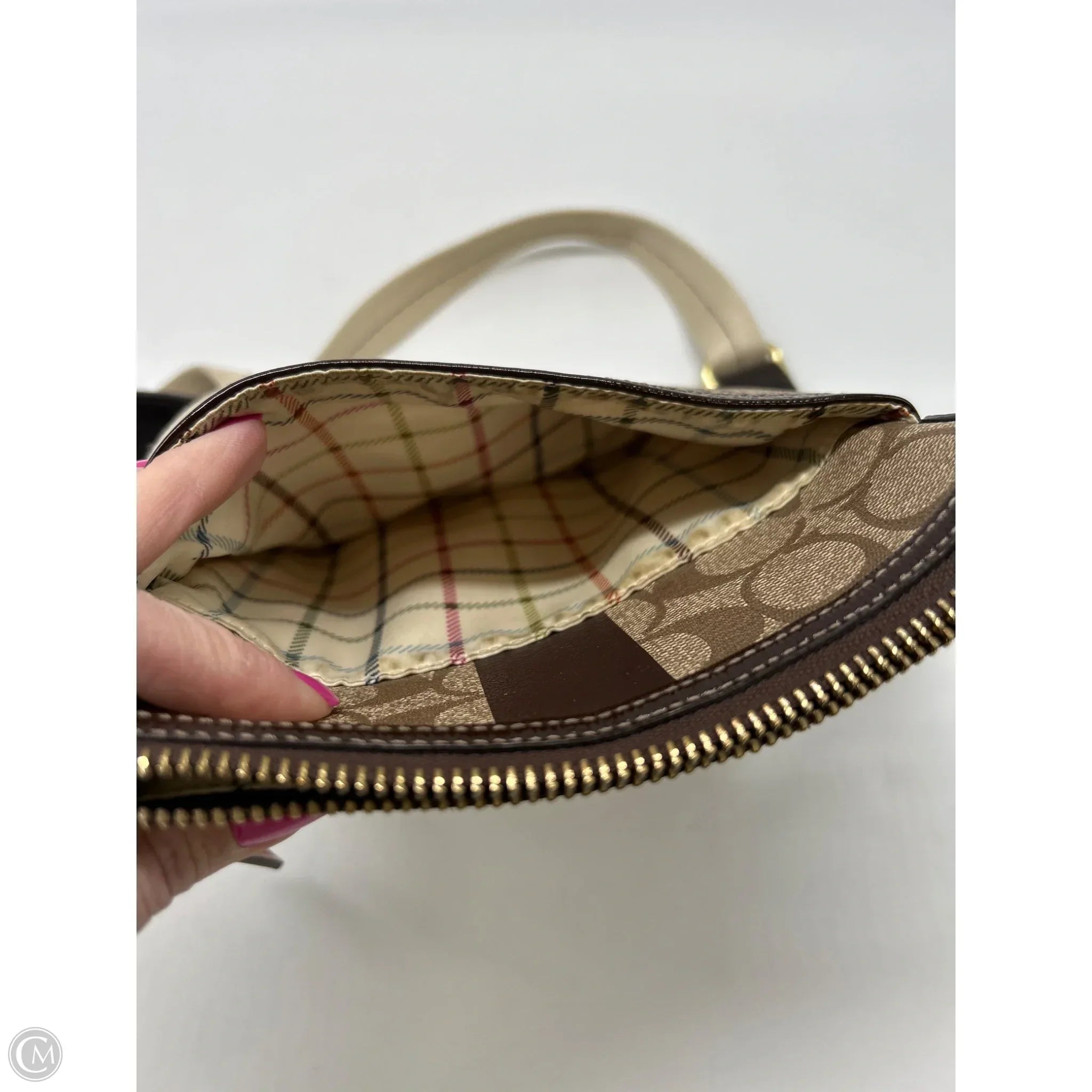 Crossbody Designer By Coach, Size: Small