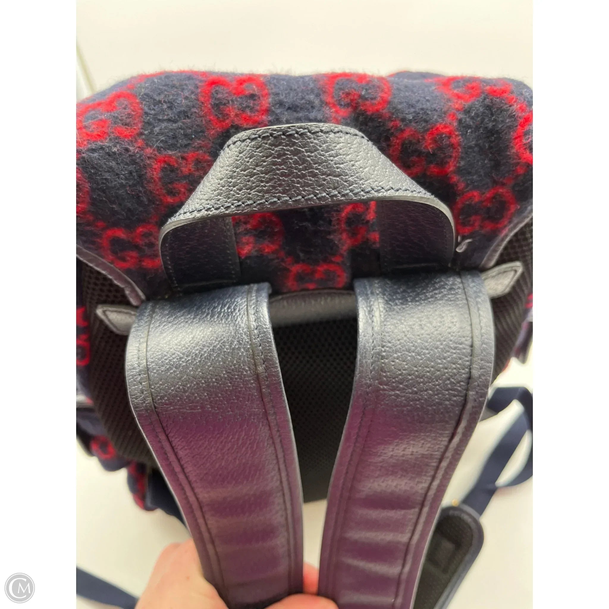 Backpack Luxury Designer By Gucci, Size: Medium