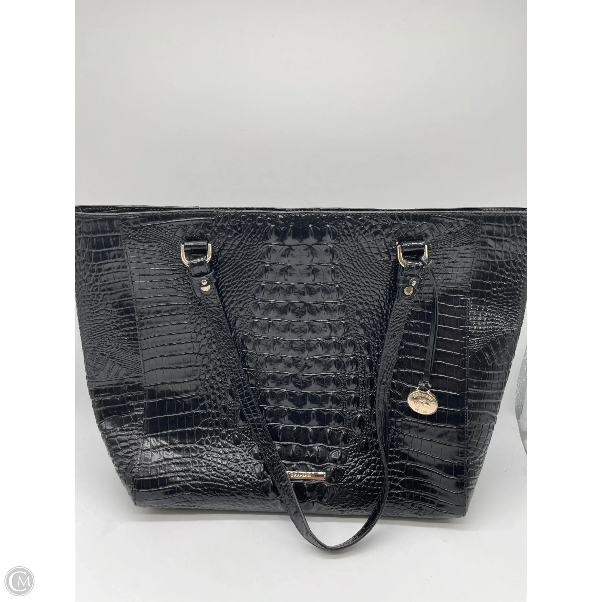 Handbag Designer By Brahmin, Size: Large