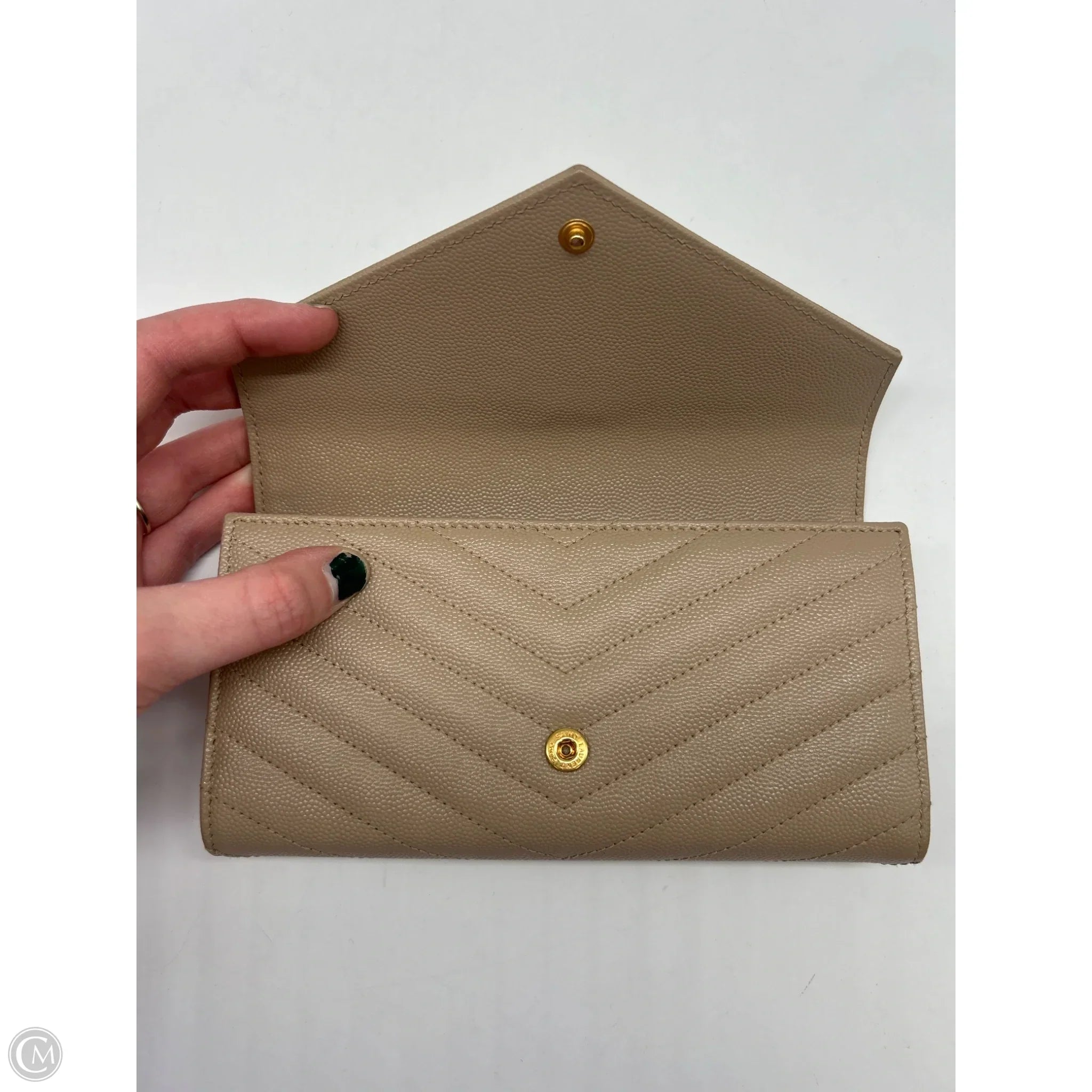 Wallet Luxury Designer By Yves Saint Laurent, Size: Medium