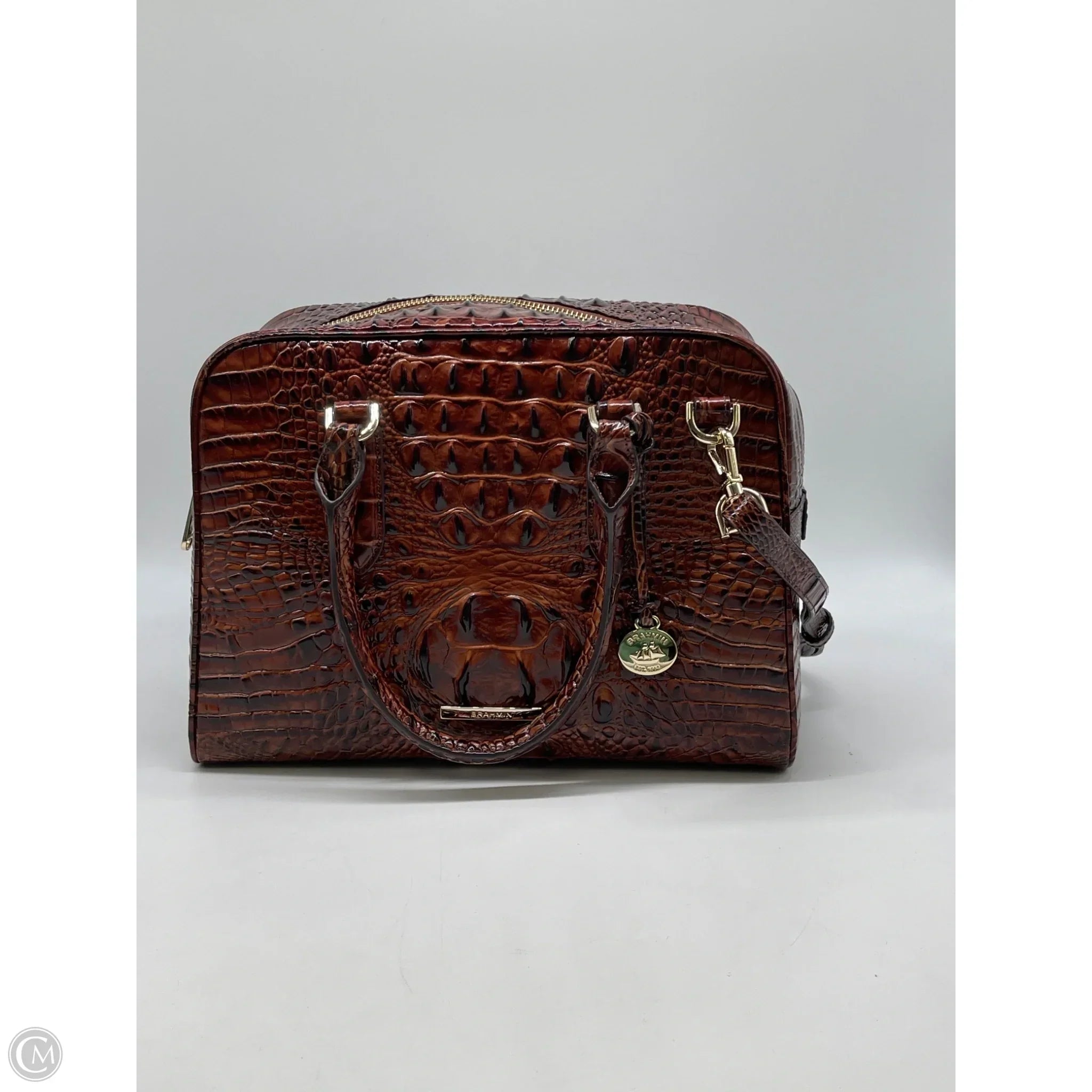 Handbag Designer By Brahmin, Size: Medium