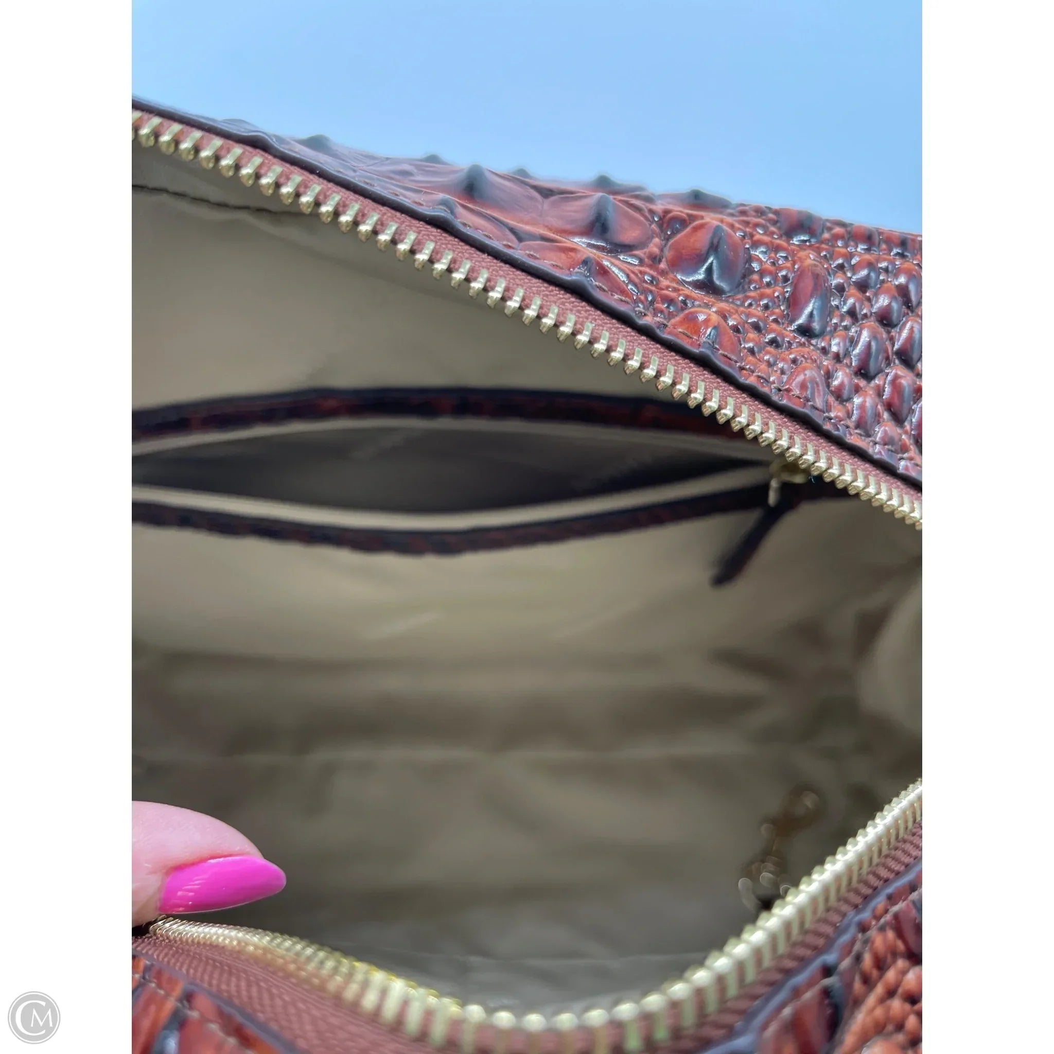 Handbag Designer By Brahmin, Size: Medium