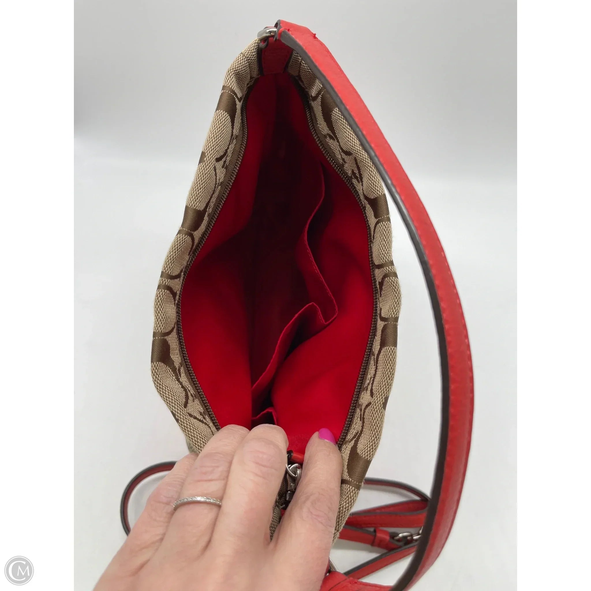 Handbag Designer By Coach, Size: Small