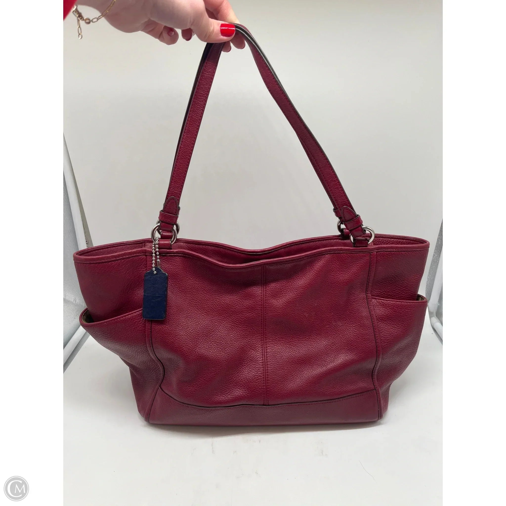Handbag Designer By Coach, Size: Large
