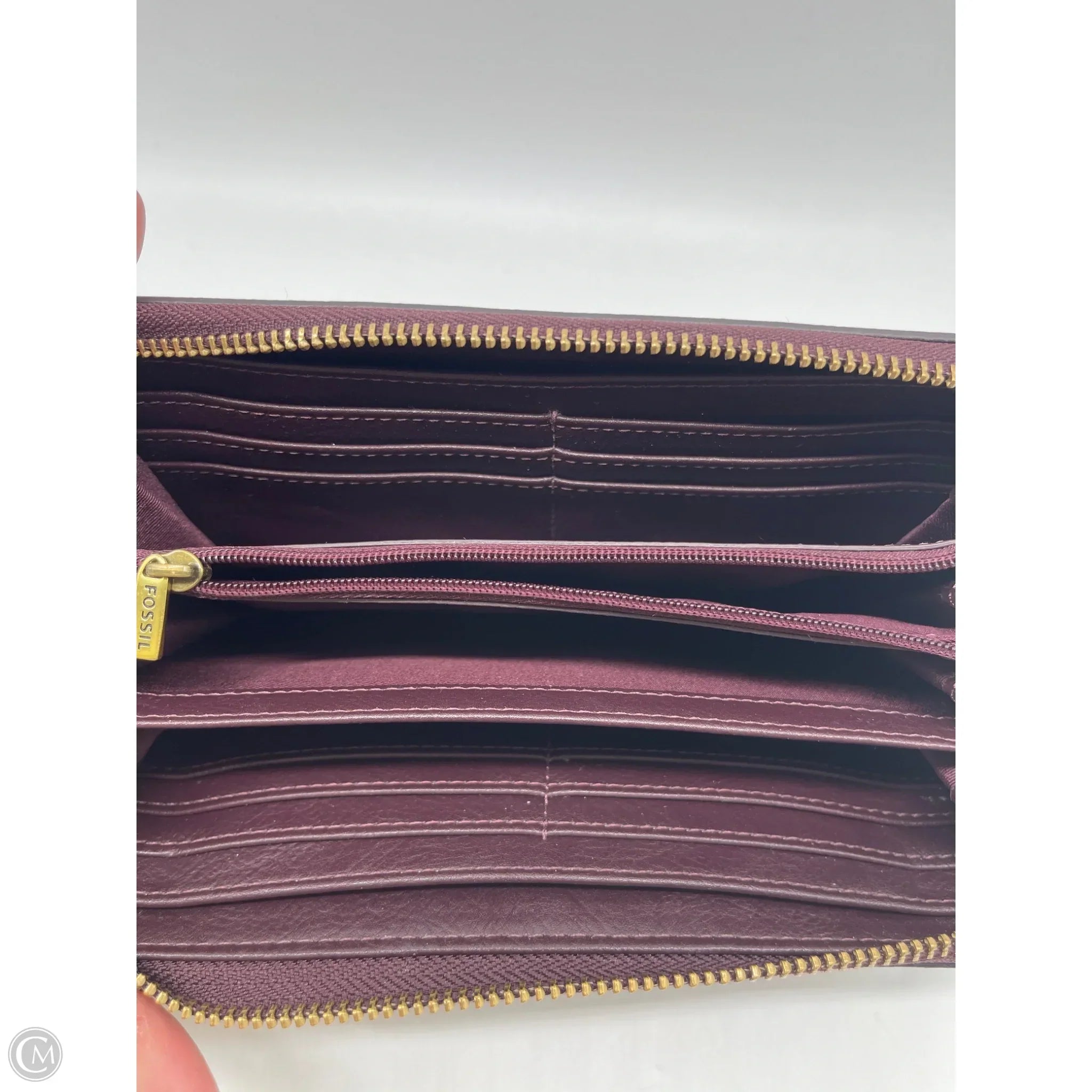 Wallet By Fossil, Size: Large