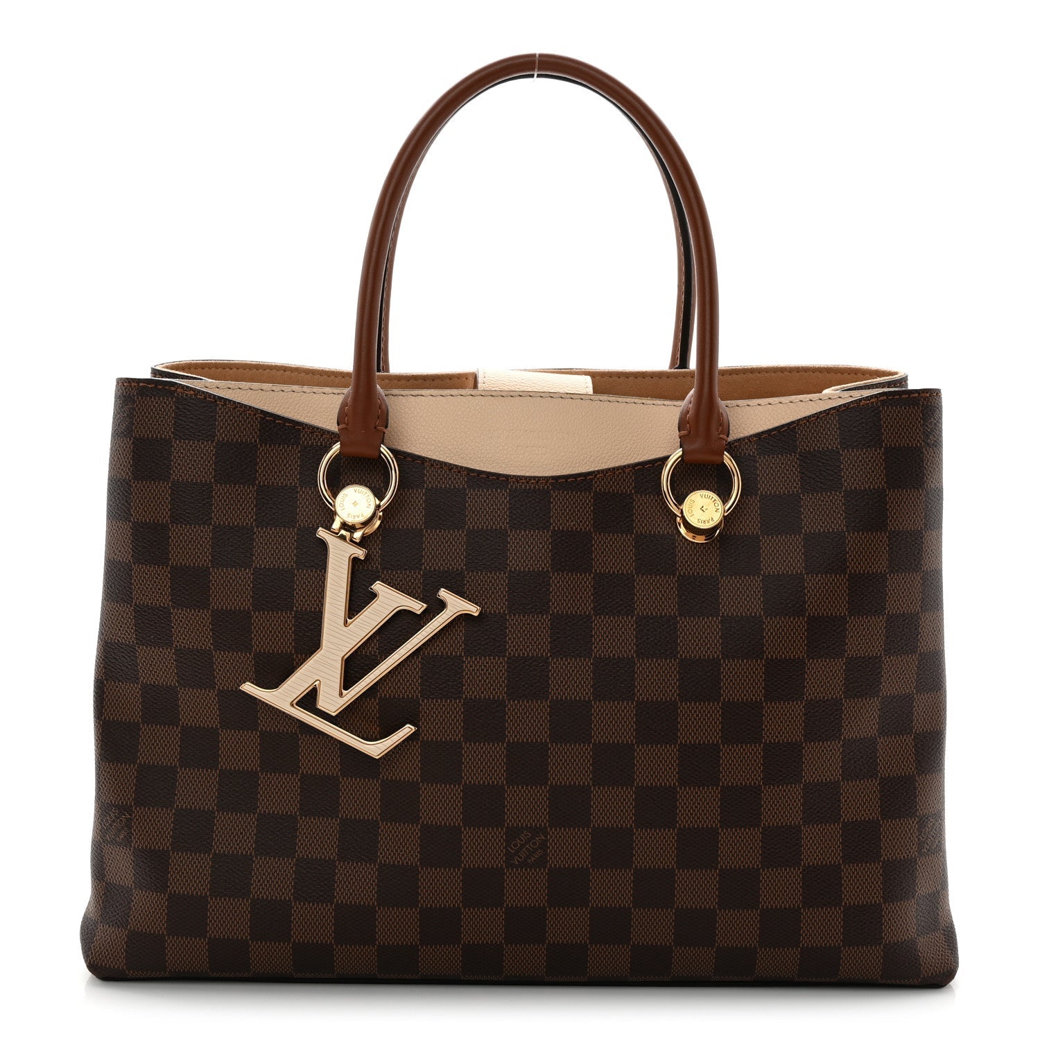 Damier Ebene LV Riverside Creme