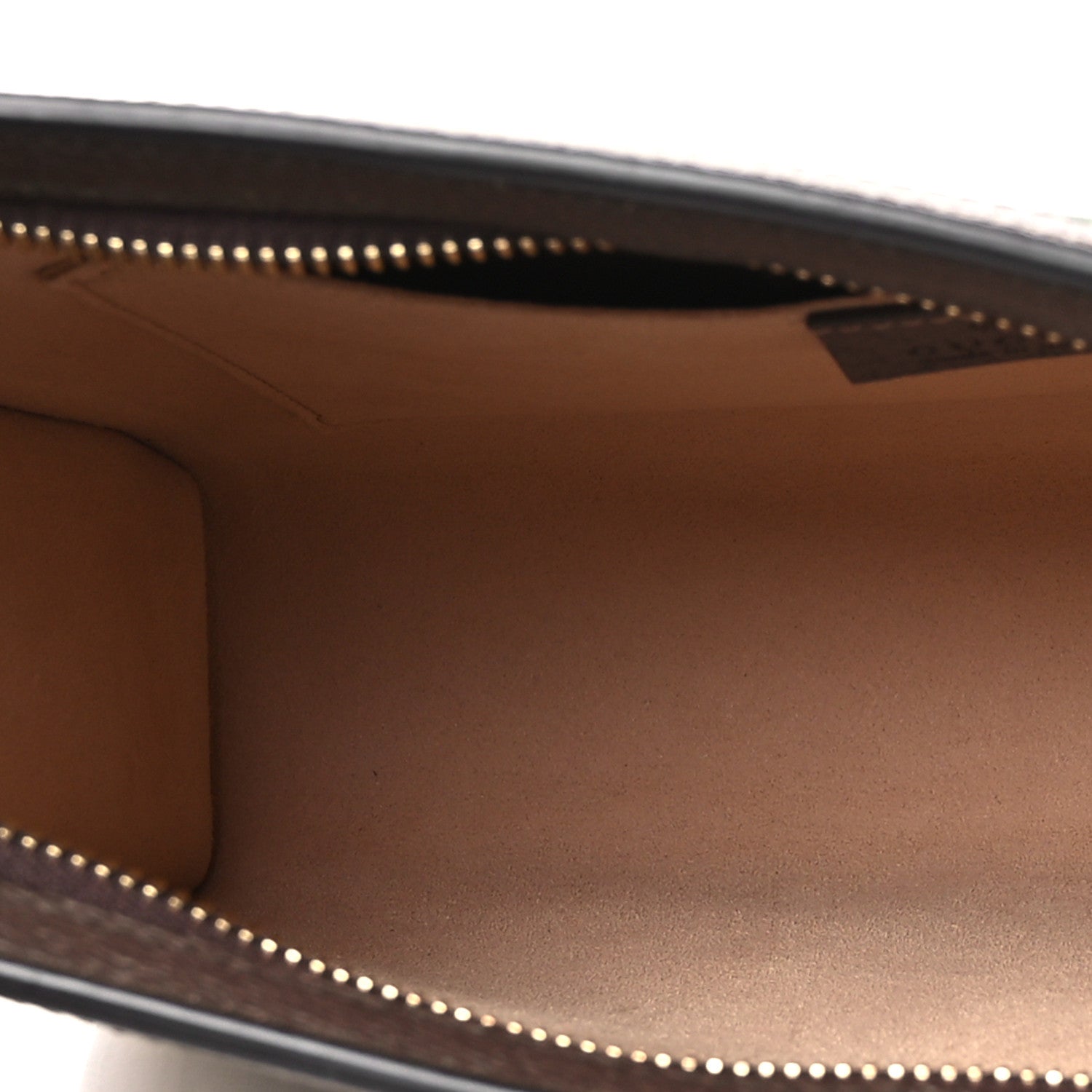GG Supreme Monogram Web Ophidia Pouch Brown