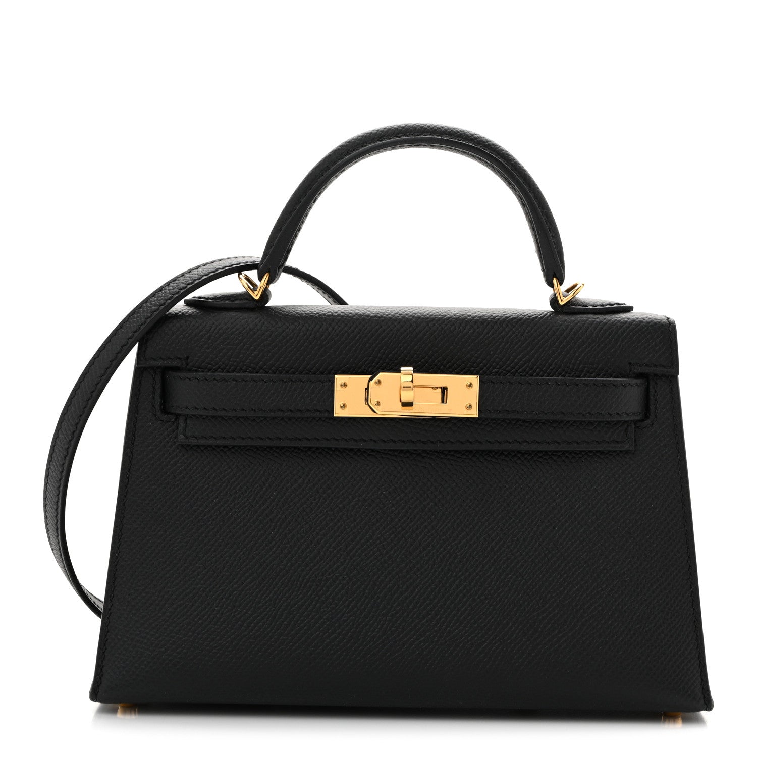 Epsom Mini Kelly Sellier 20 Black
