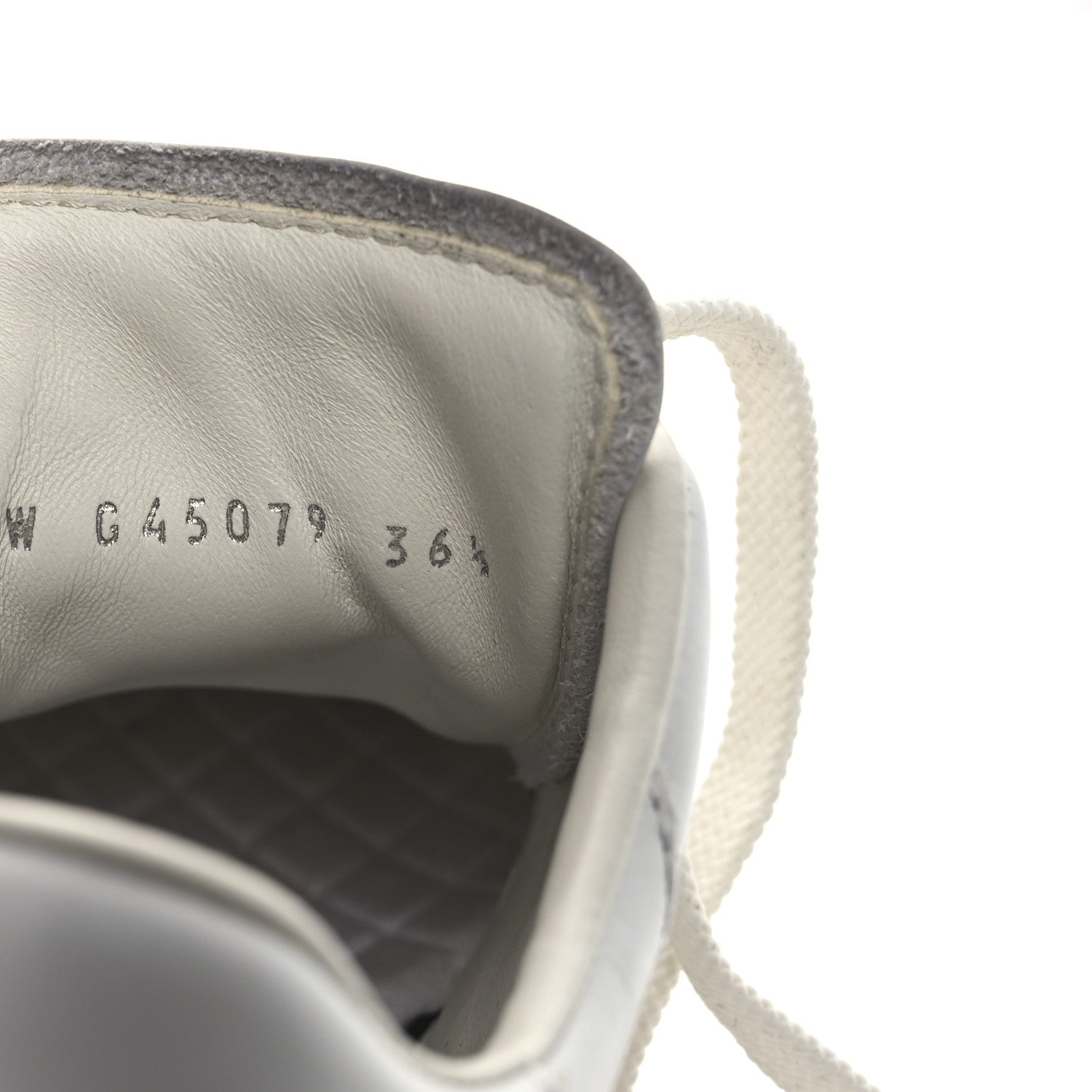Calfskin Womens CC Sneakers 36.5 White