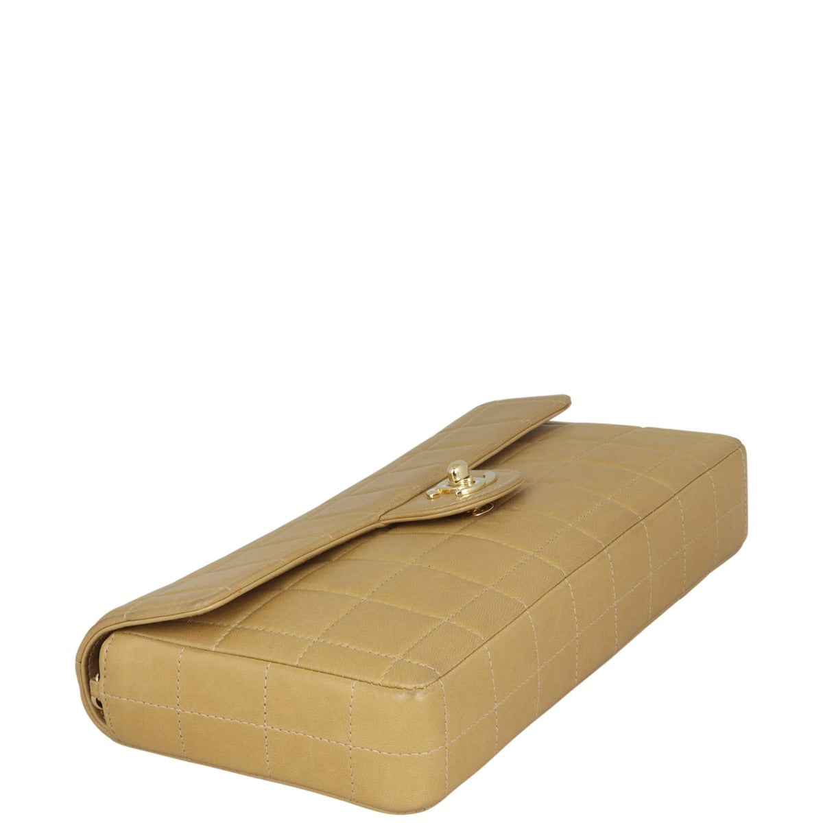 Chanel East-West Chocolate Bar Flap Bag | Lambskin