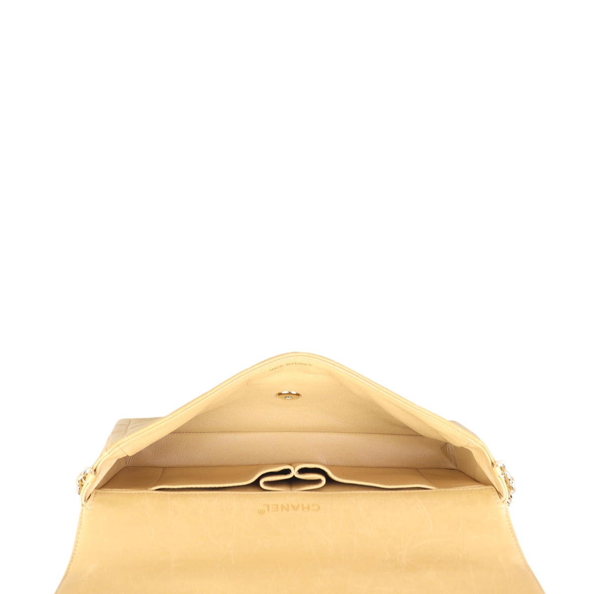 Chanel East-West Chocolate Bar Flap Bag | Lambskin