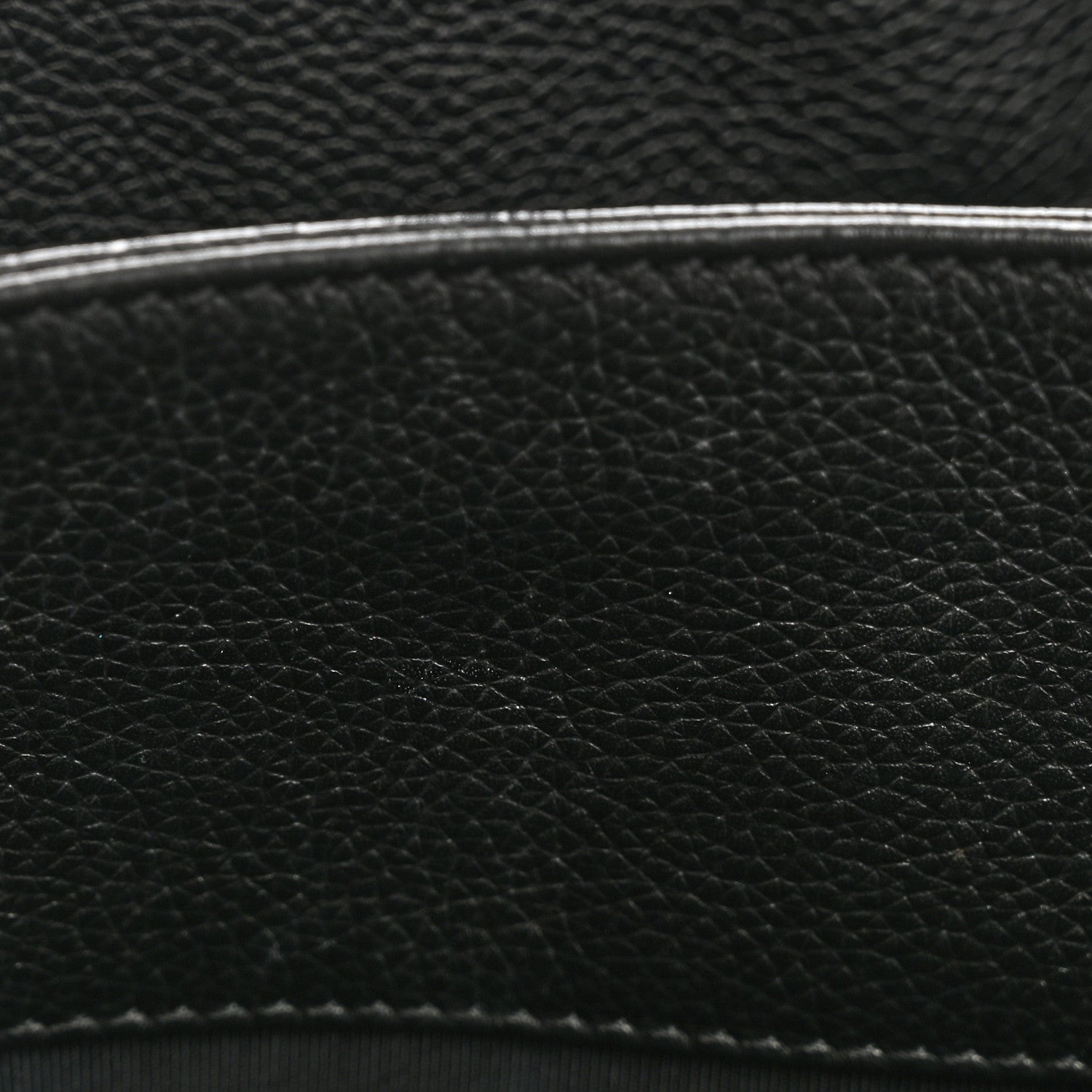 Calfskin Cerf Executive Shopper Tote Black
