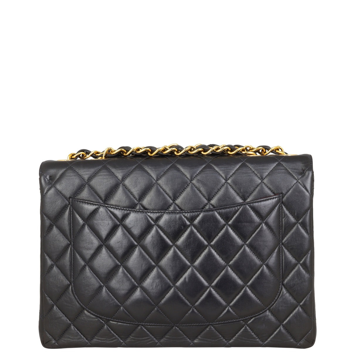 Chanel Maxi Jumbo XL Single Flap Bag | Black GHW
