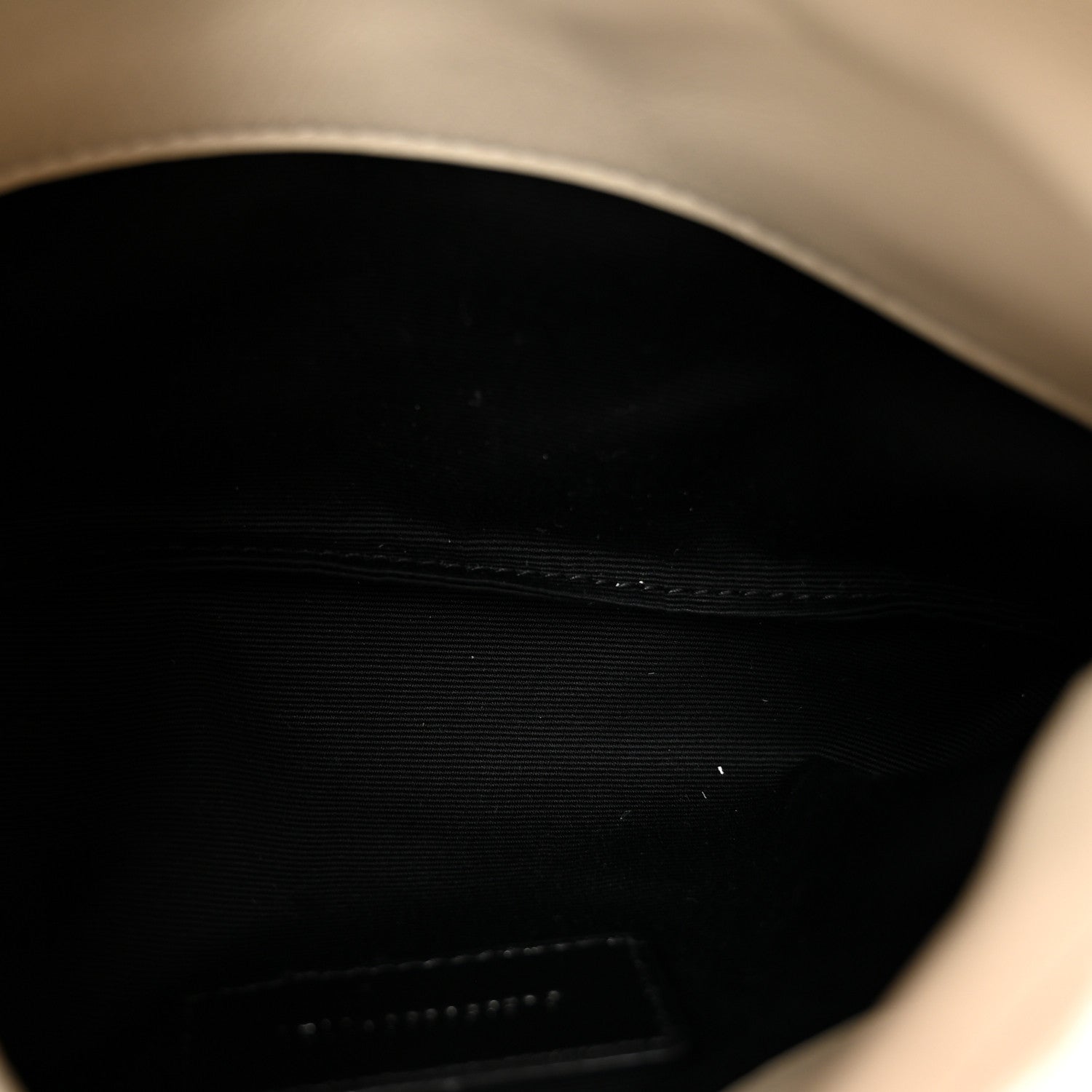 Lambskin Monogram Loulou Puffer Pouch Clutch Crema Soft