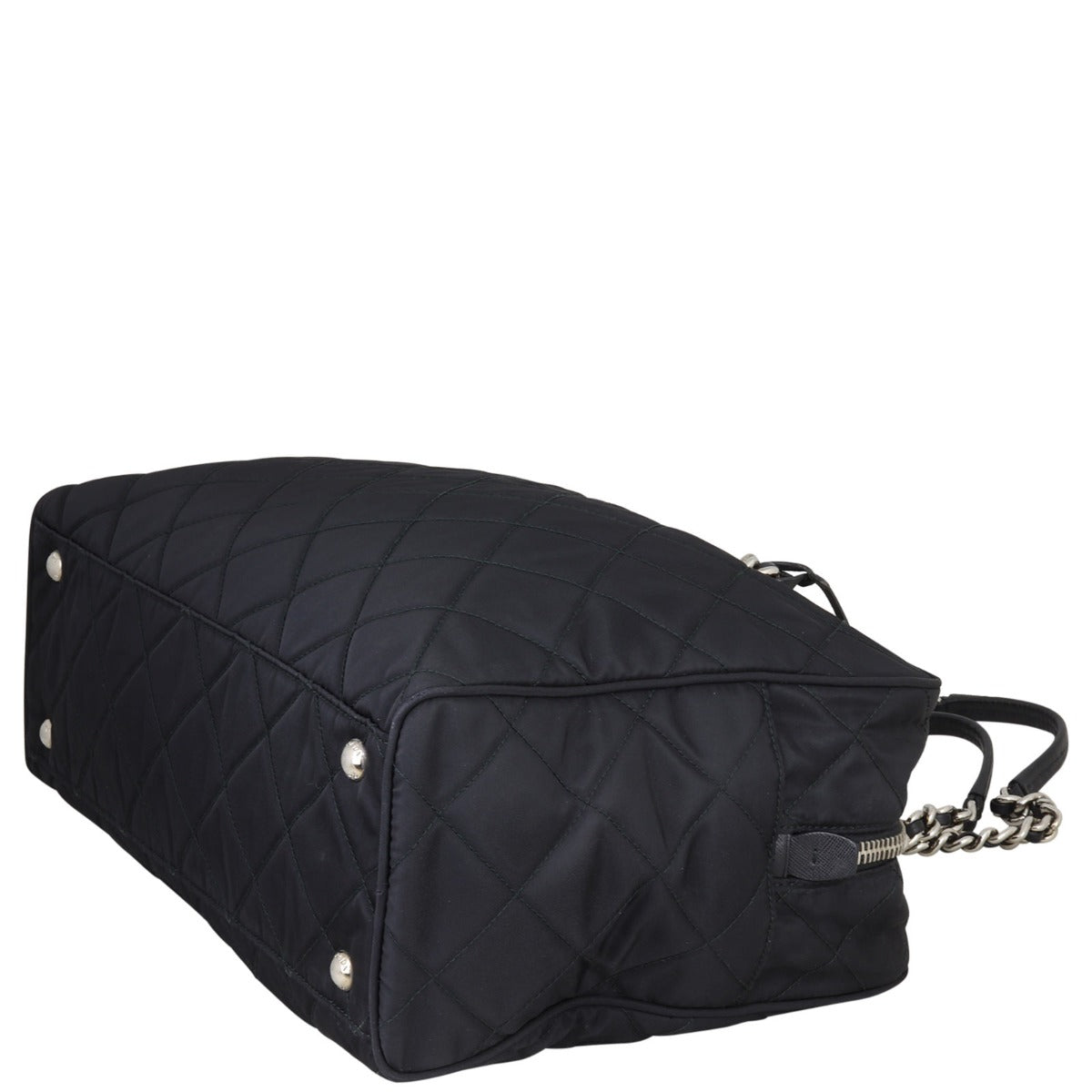 Prada Tessuto Quilted Bowling Bag