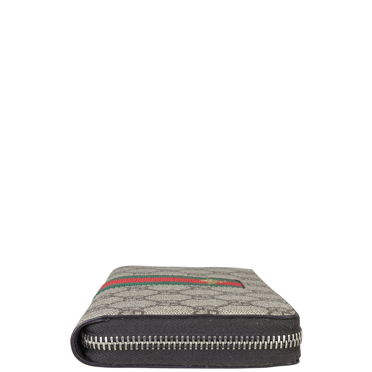 Gucci GG Supreme Bee Zip Around Wallet