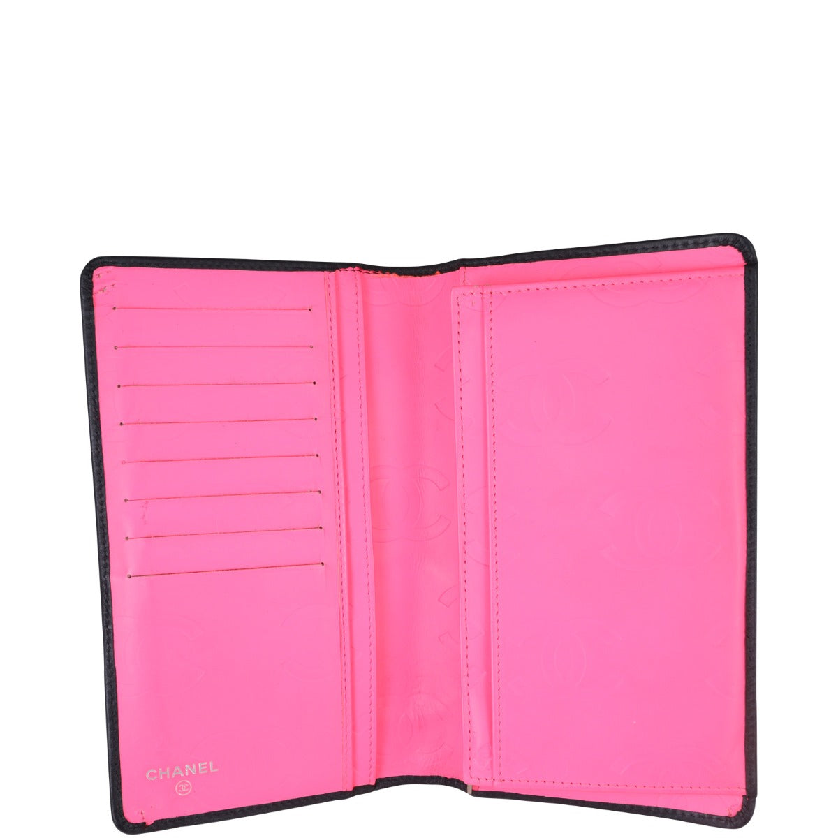 Chanel Ligne Cambon Yen Wallet | Silver Hardware